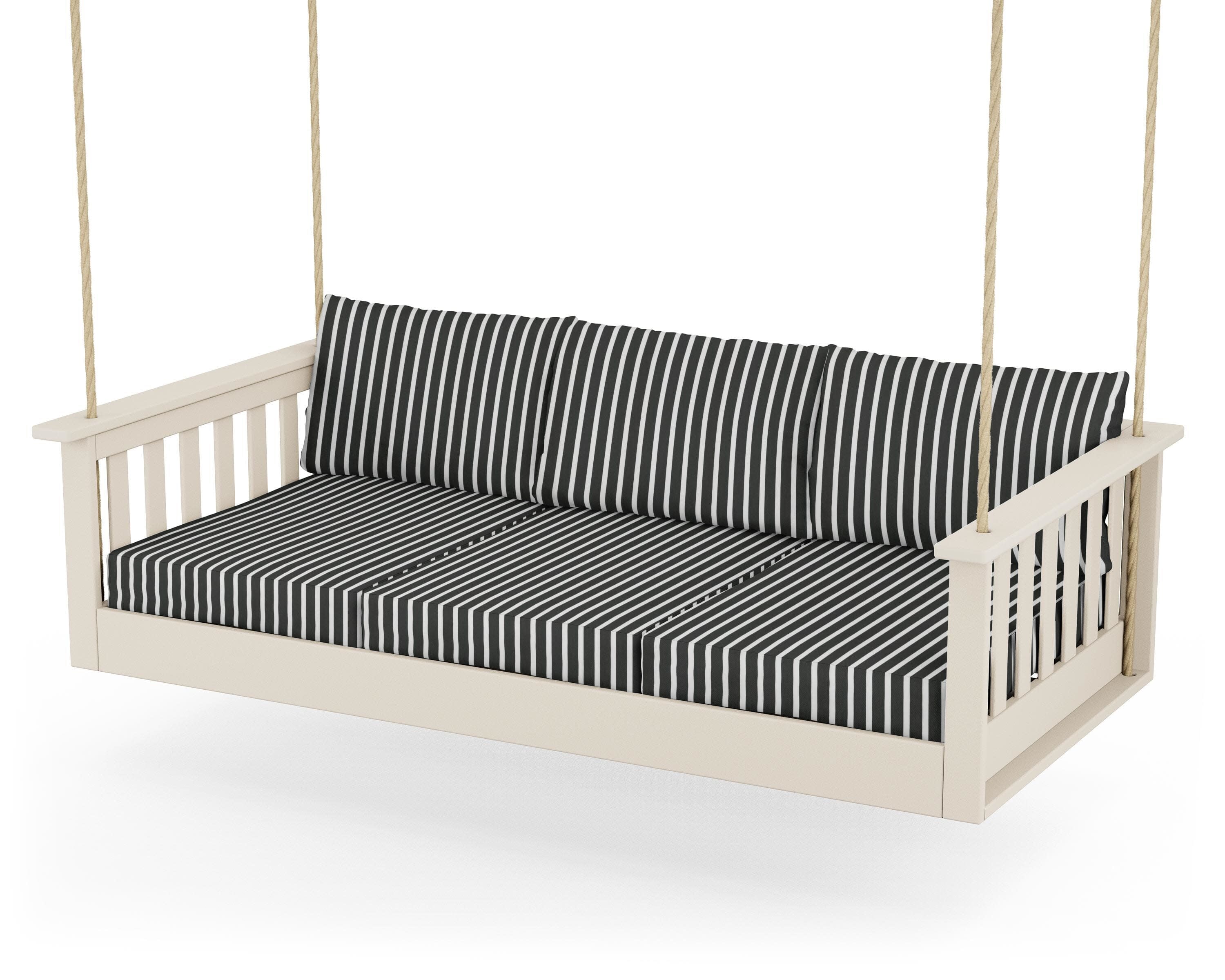 Vineyard Daybed Swing in Sand / Shore Classic