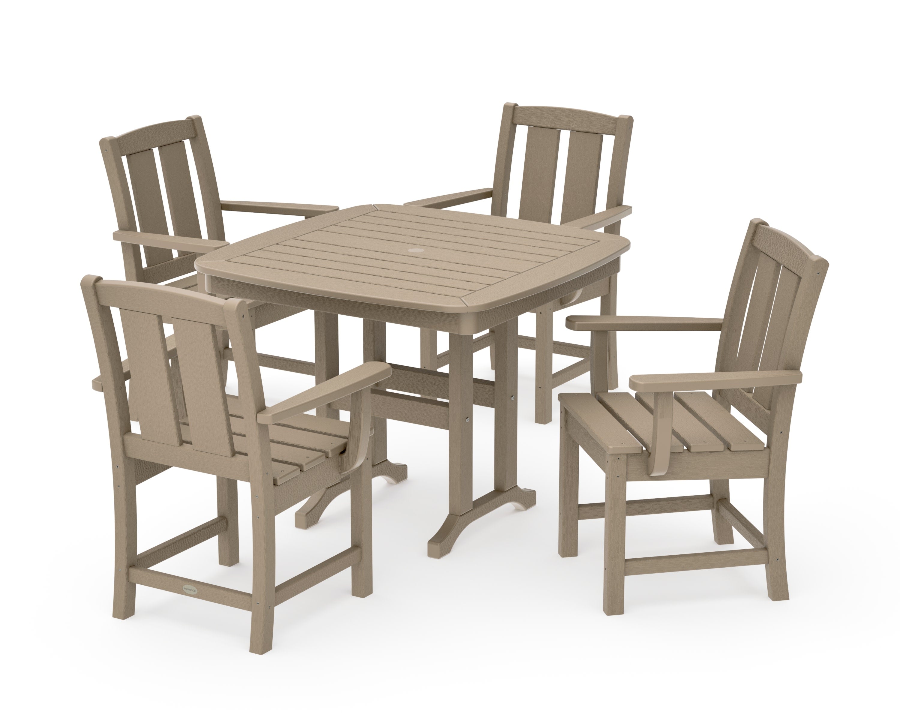 Mission 5-Piece Dining Set in Vintage Sahara