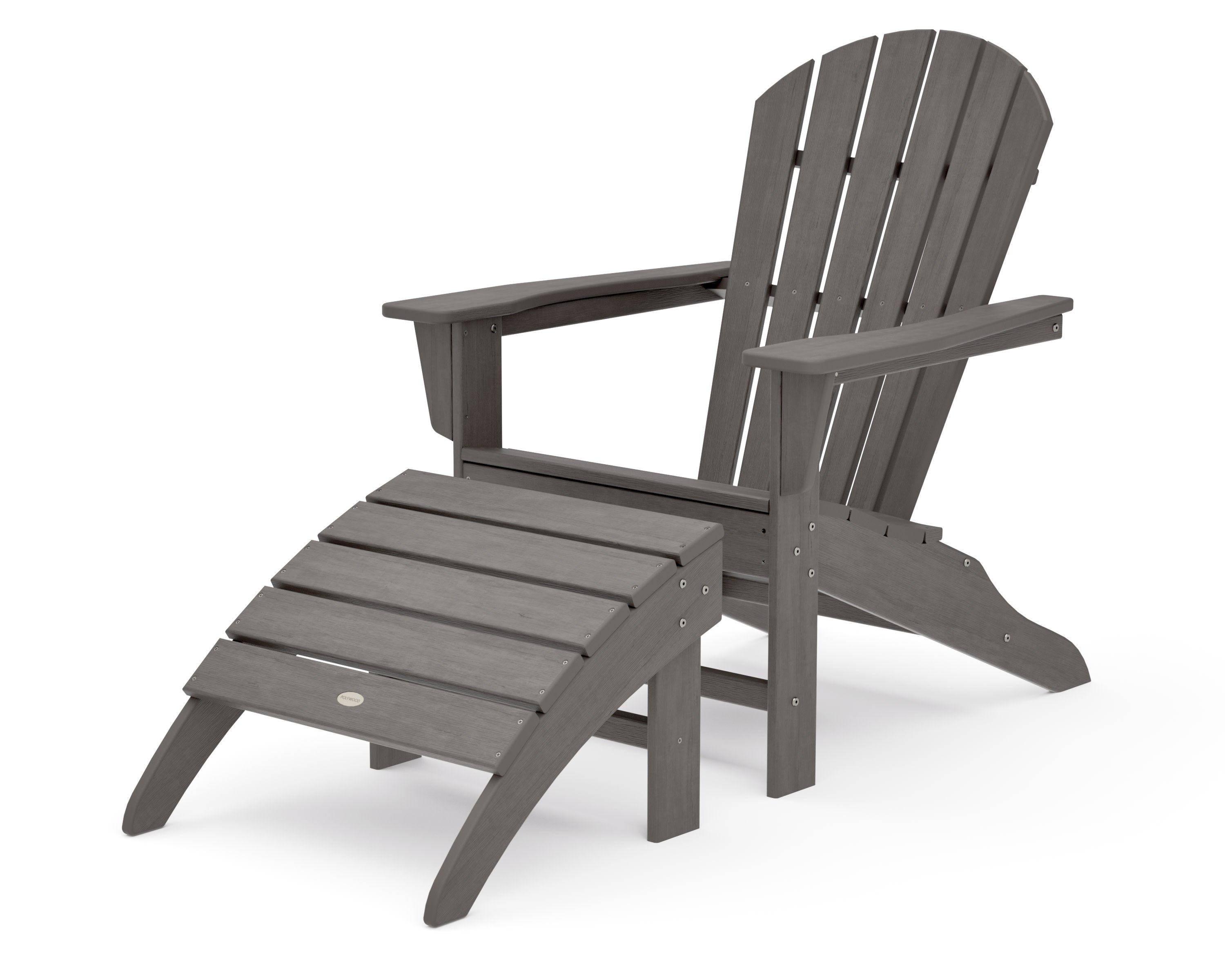 South Beach Adirondack 2-Piece Set in Driftwood