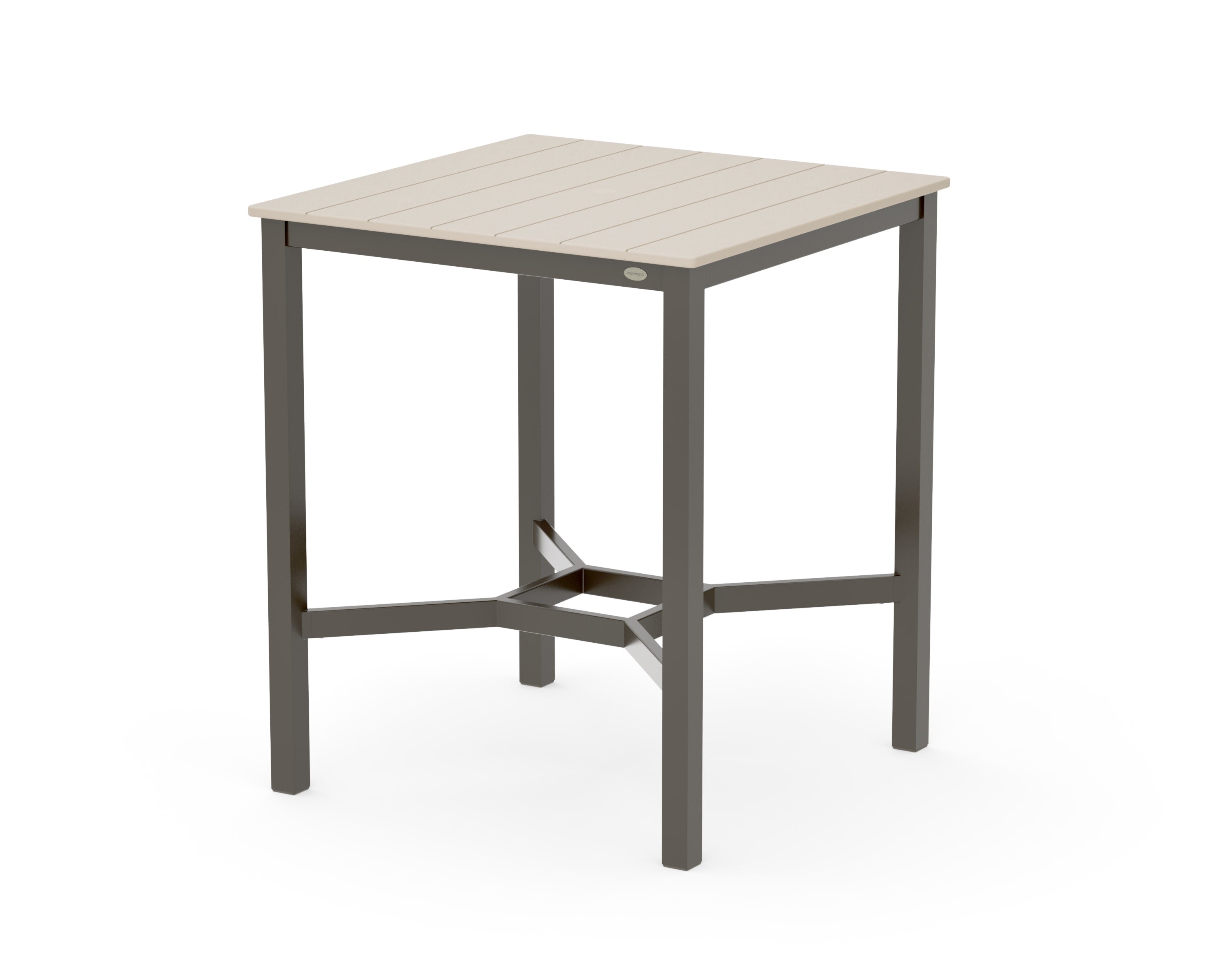 Main Street 36 x 36 Bar Table in Bronze / Sand