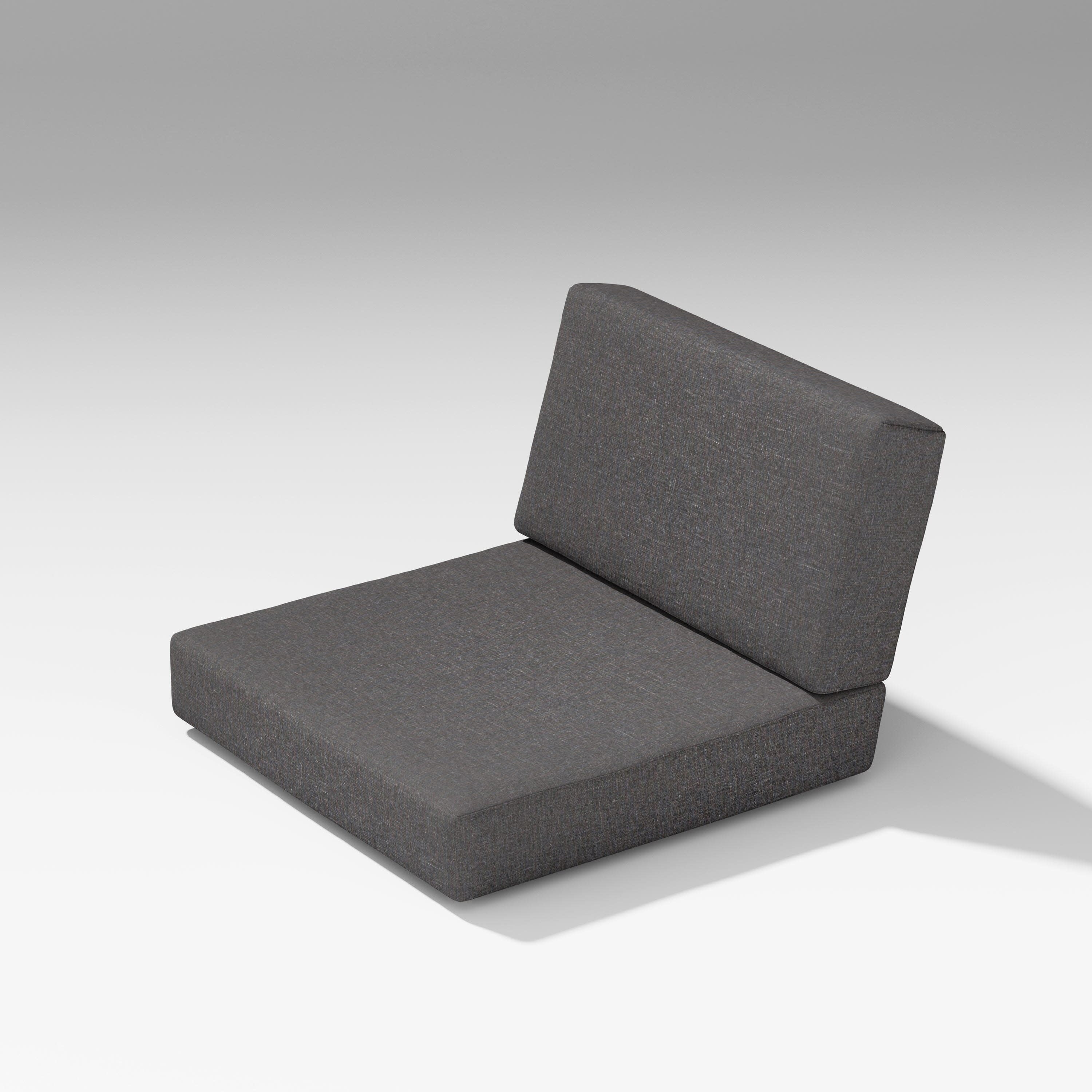 Latitude Modular Seat/Back Cushions in Ash Charcoal