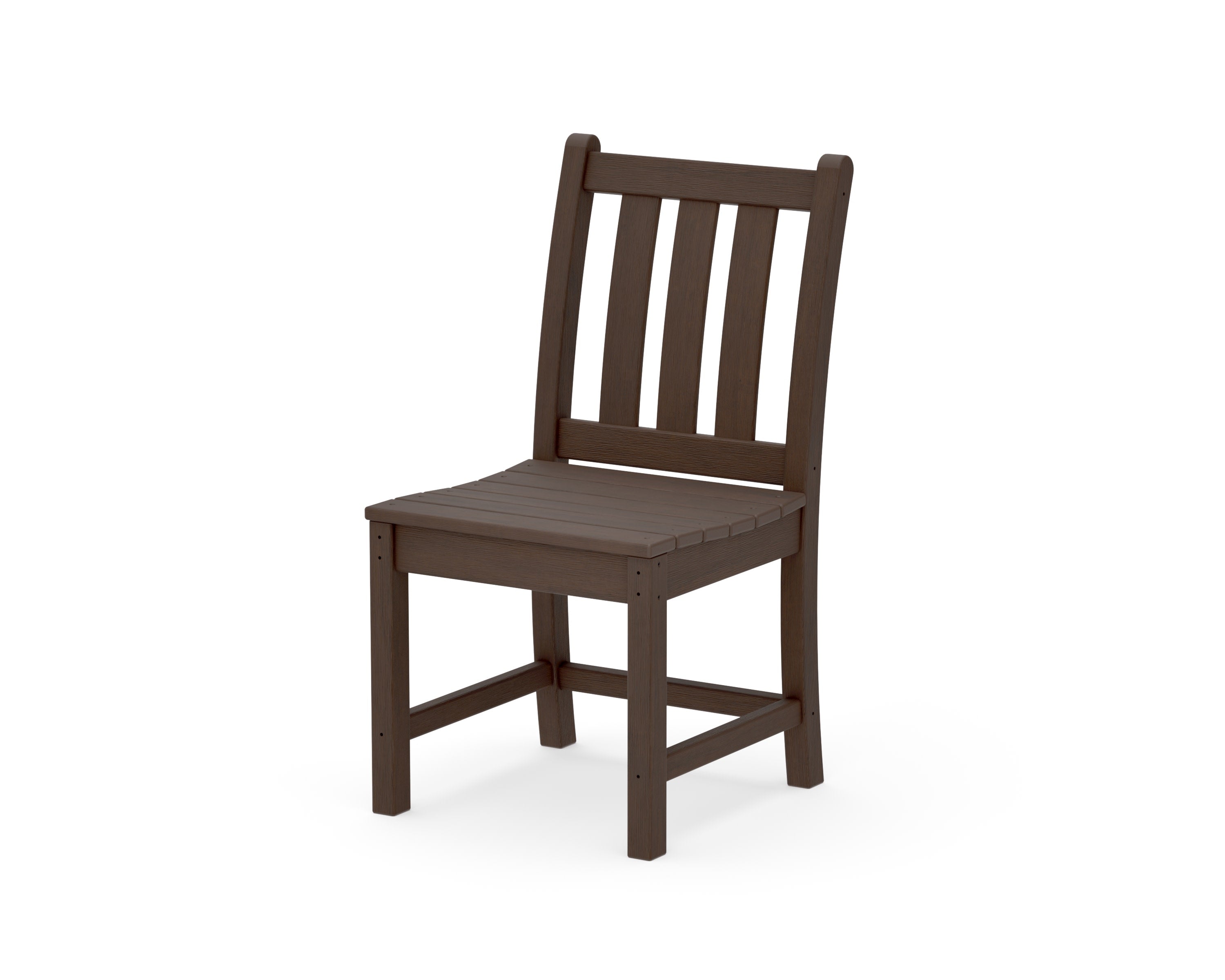 Traditional Garden Dining Side Chair in Kona