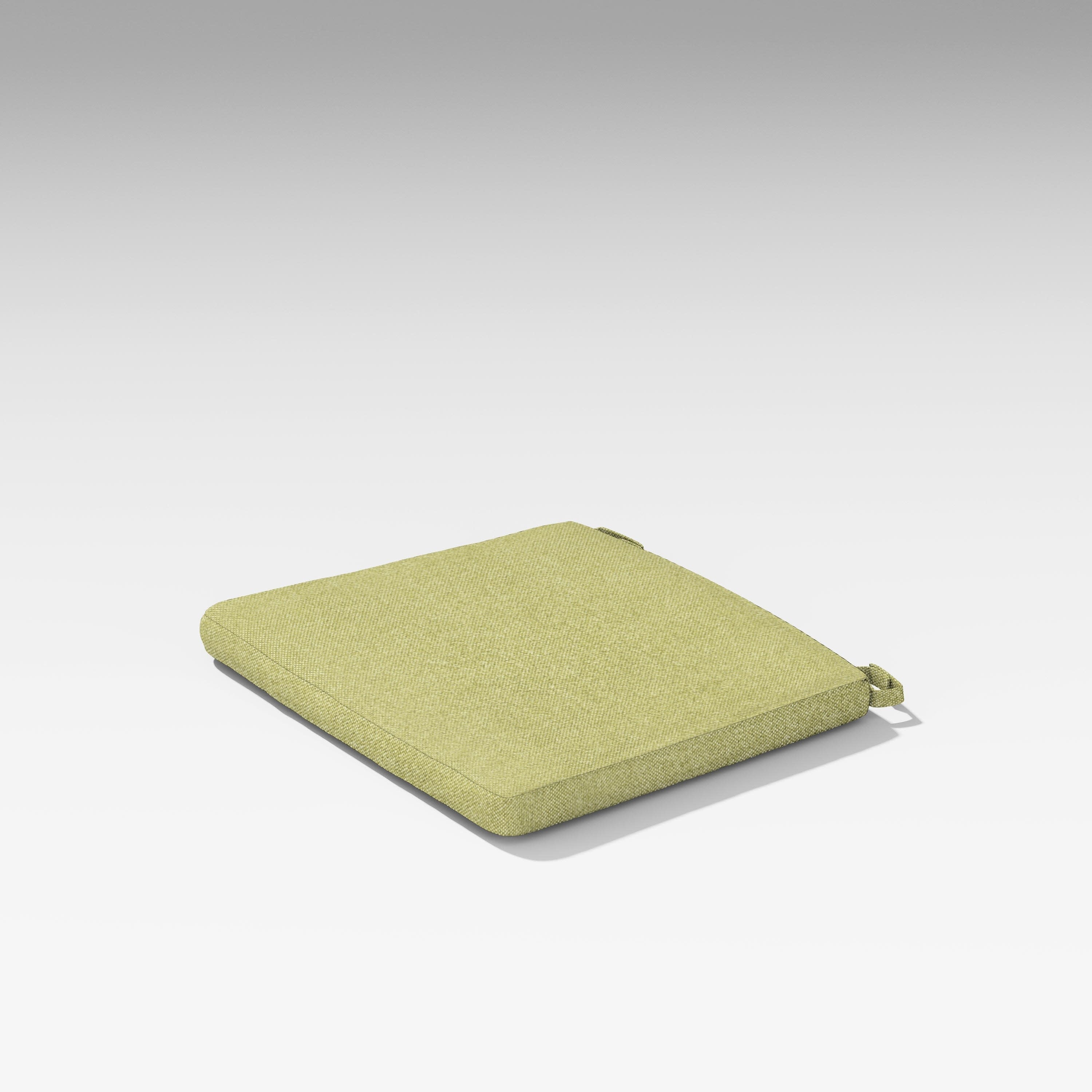 Latitude Dining Chair Quick-Dry Seat Pad in Chartreuse Boucle