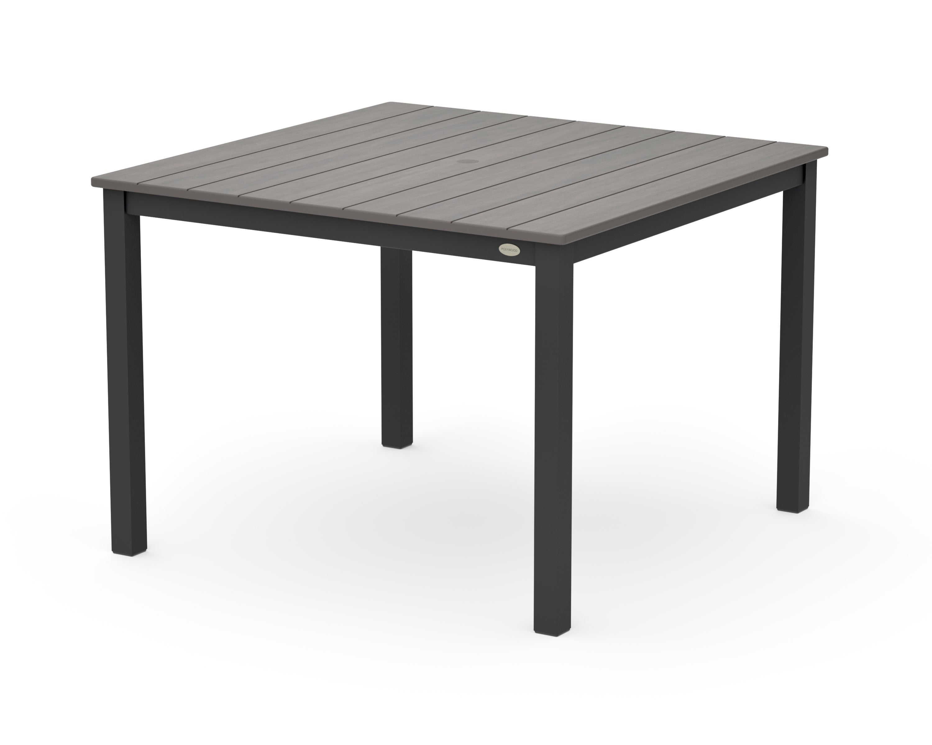 Main Street 42 x 42 Dining Table in Black / Driftwood