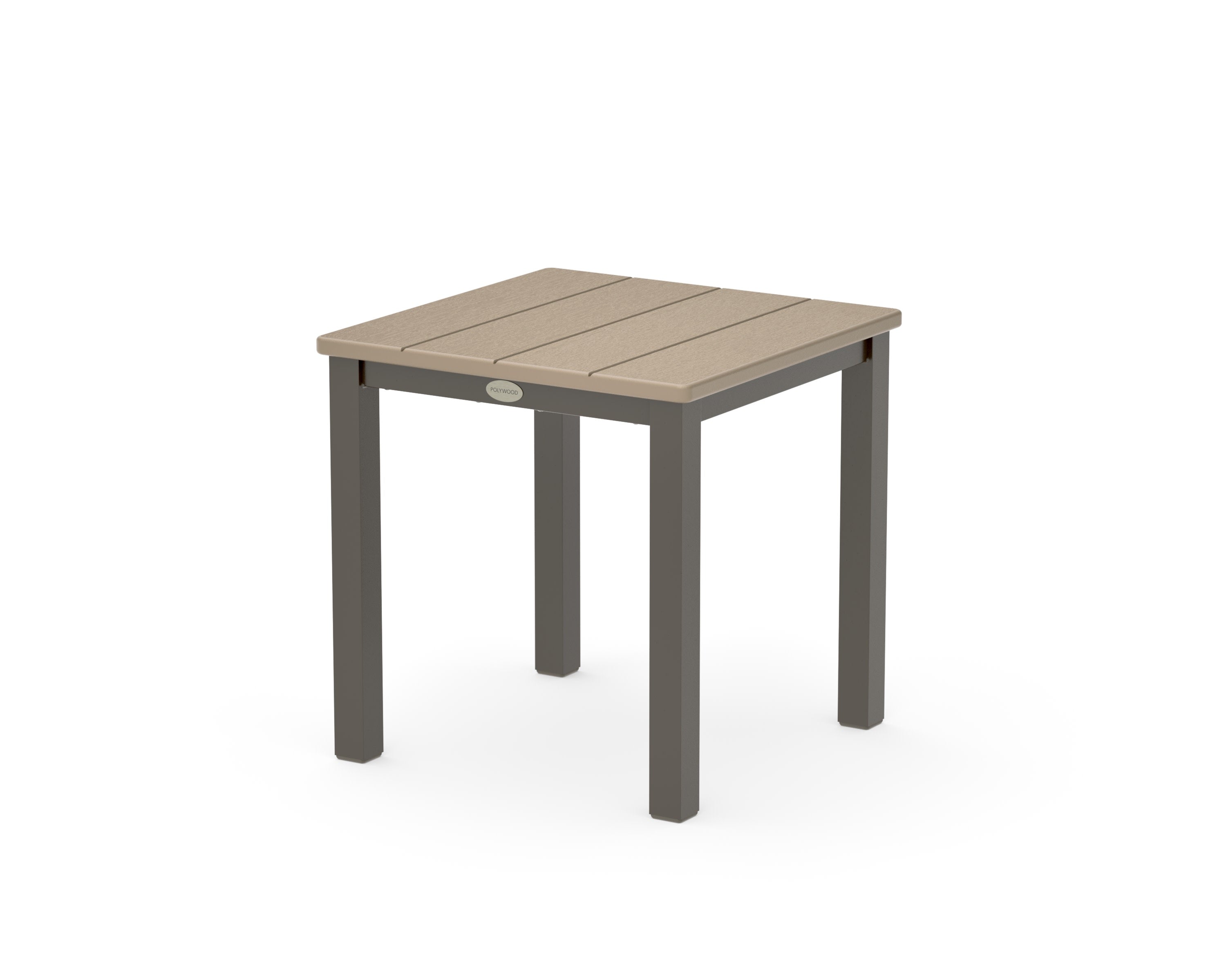 Main Street 18" Side Table in Bronze / Vintage Sahara