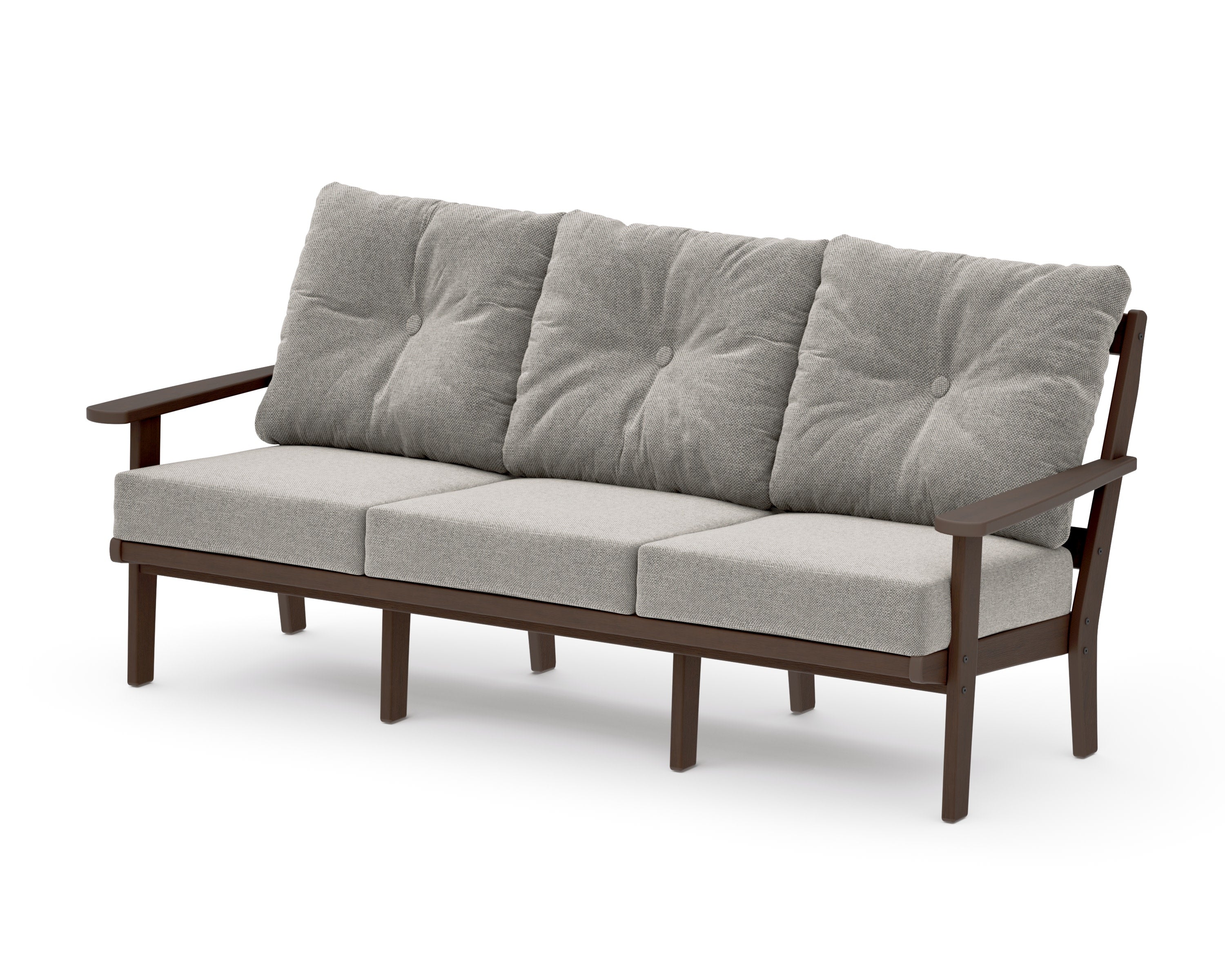 Mission Deep Seating Sofa in Kona / Weathered Tweed