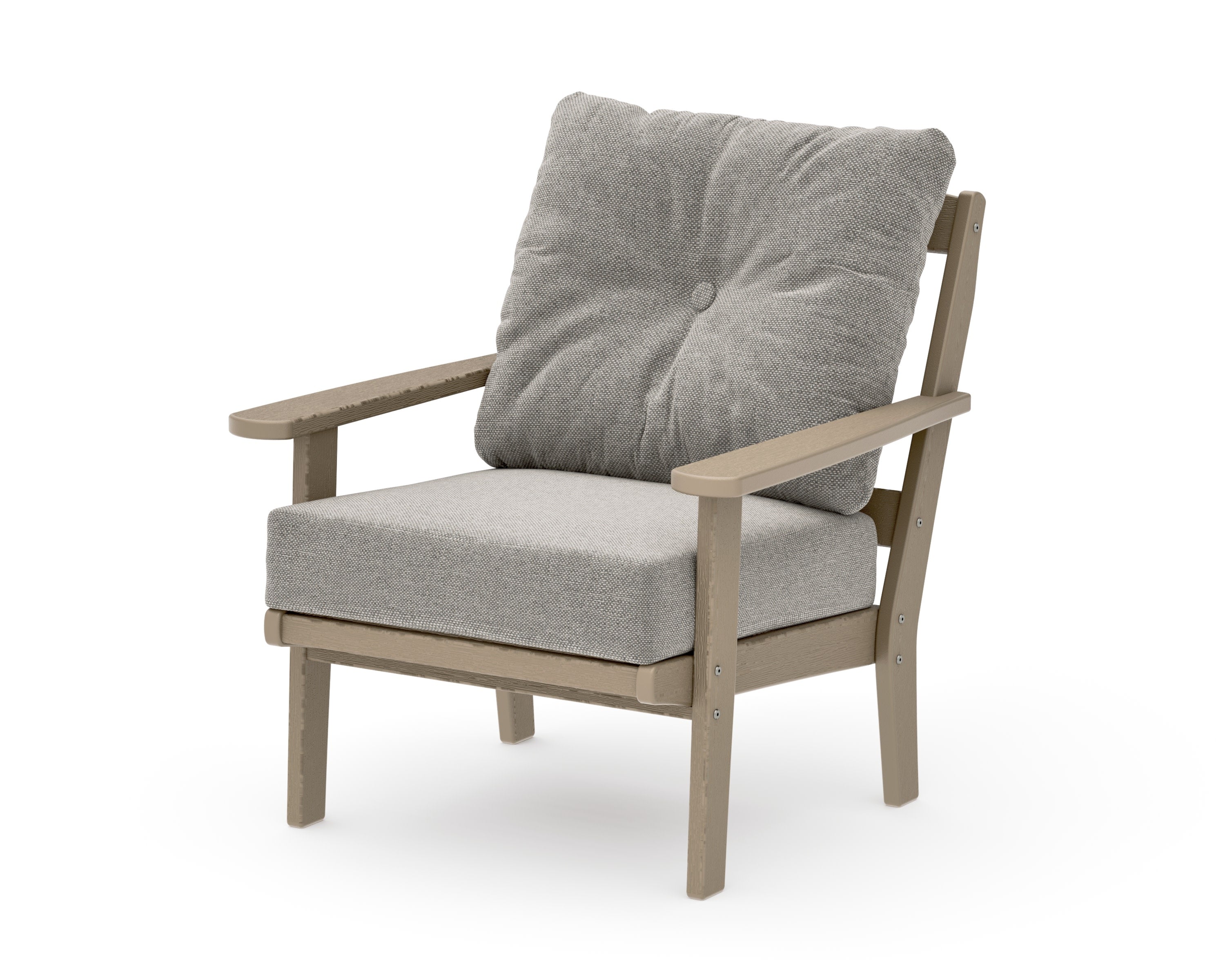 Mission Deep Seating Chair in Vintage Sahara / Weathered Tweed