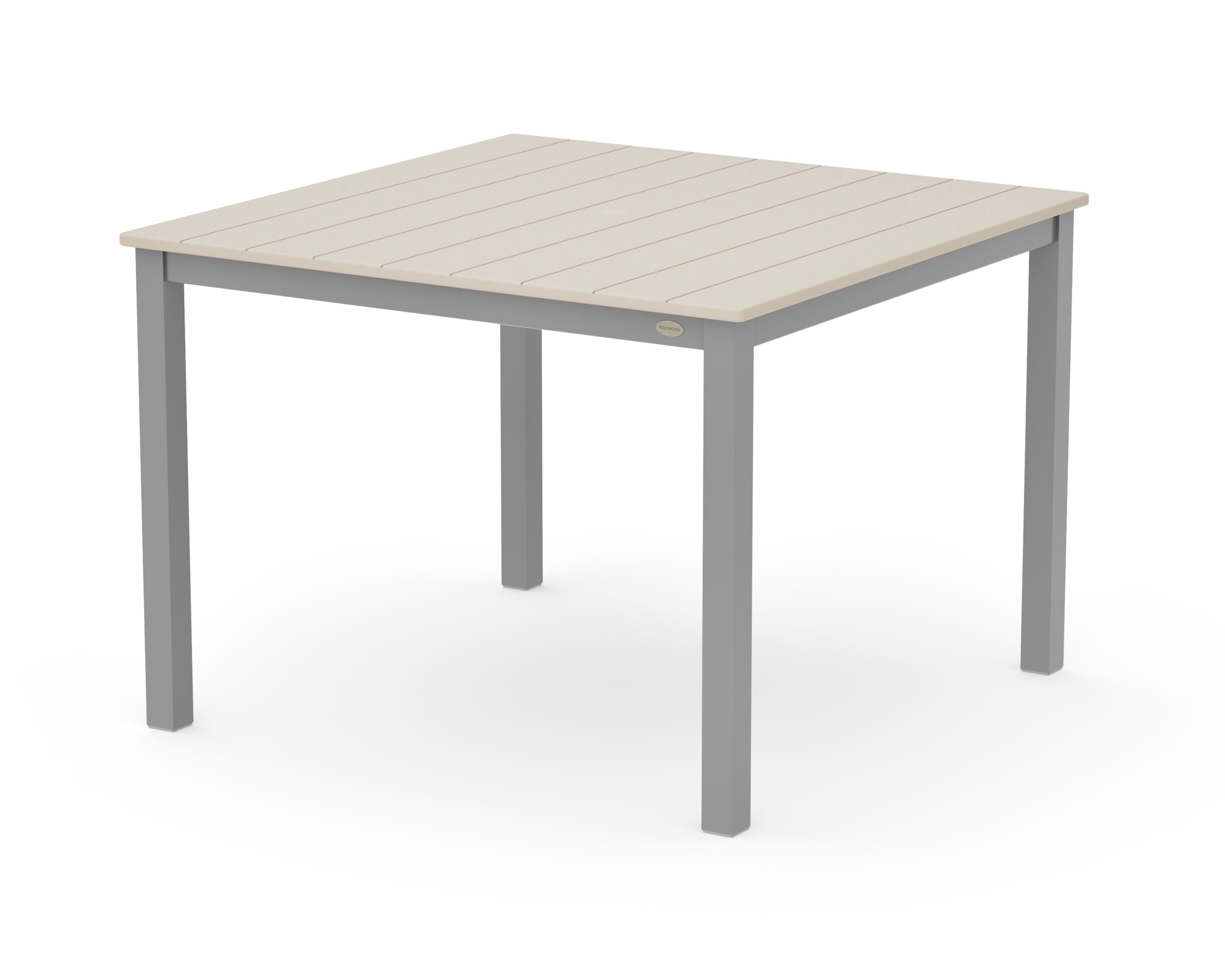 Main Street 42 x 42 Dining Table in Silver / Sand