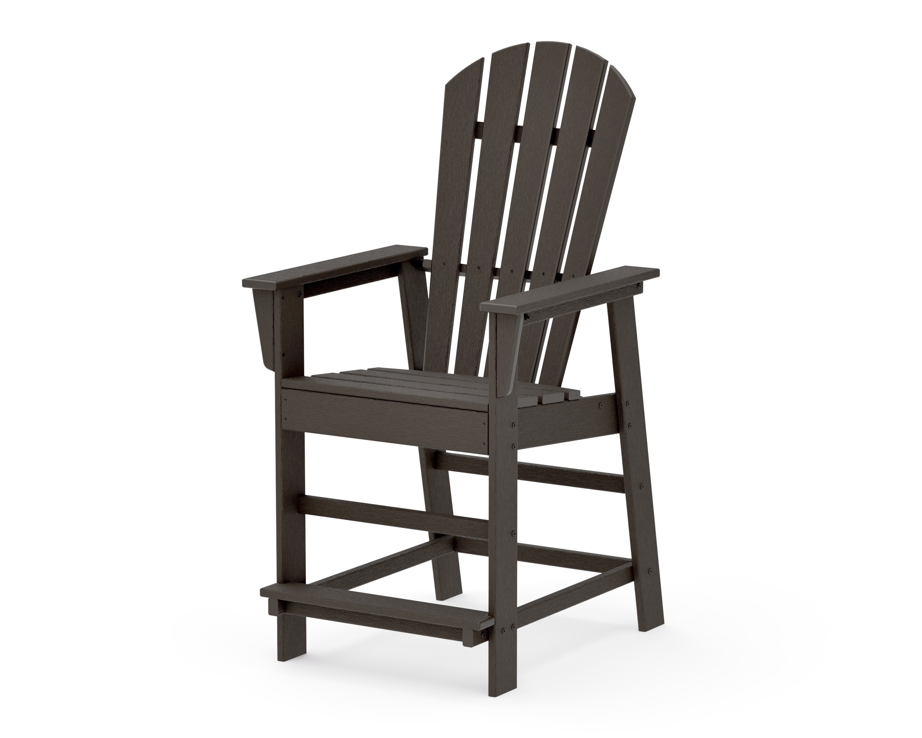 South Beach Counter Chair in Vintage Coffee