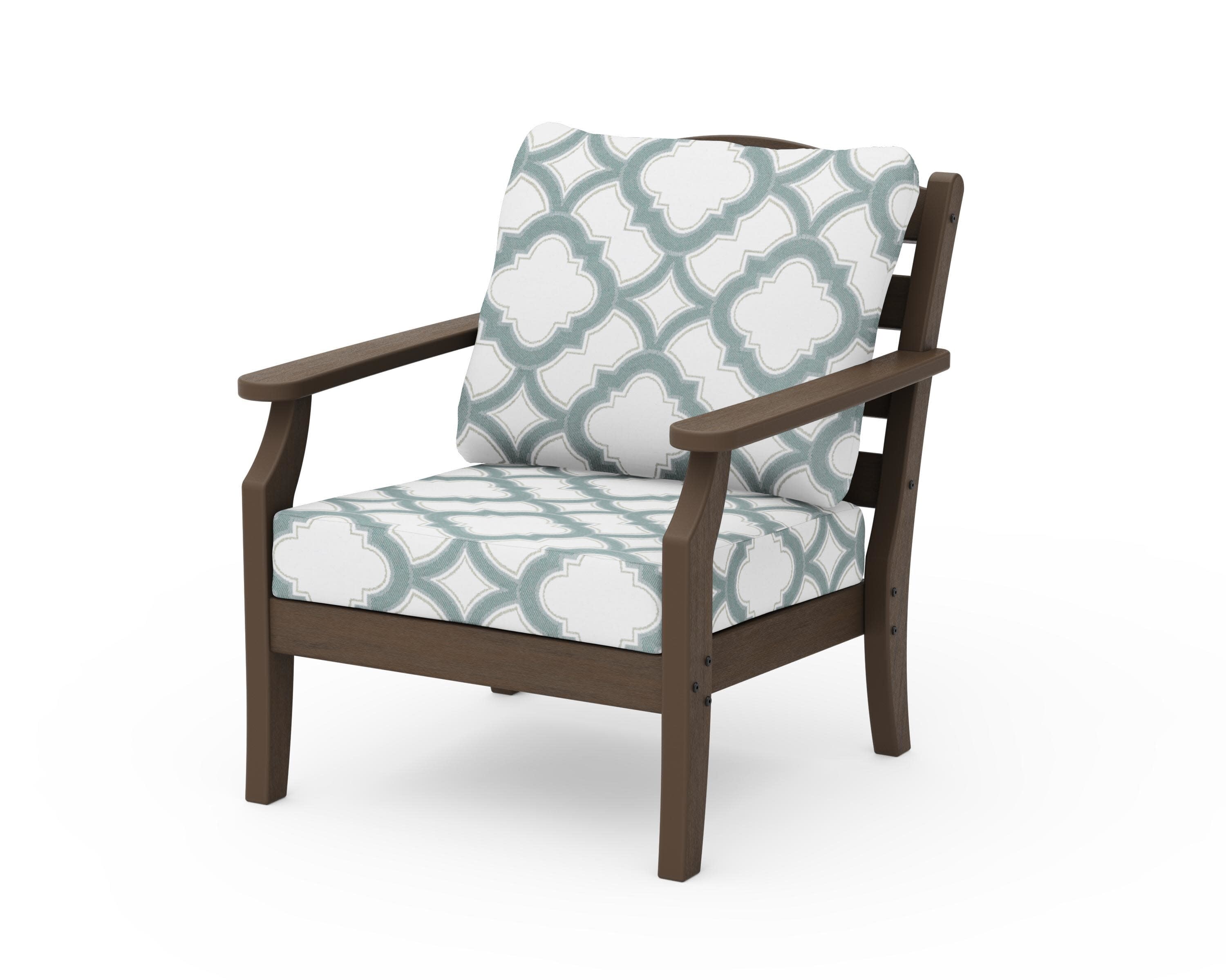 Savannah Deep Seating Chair in Kona / Trellis Glacier Spa