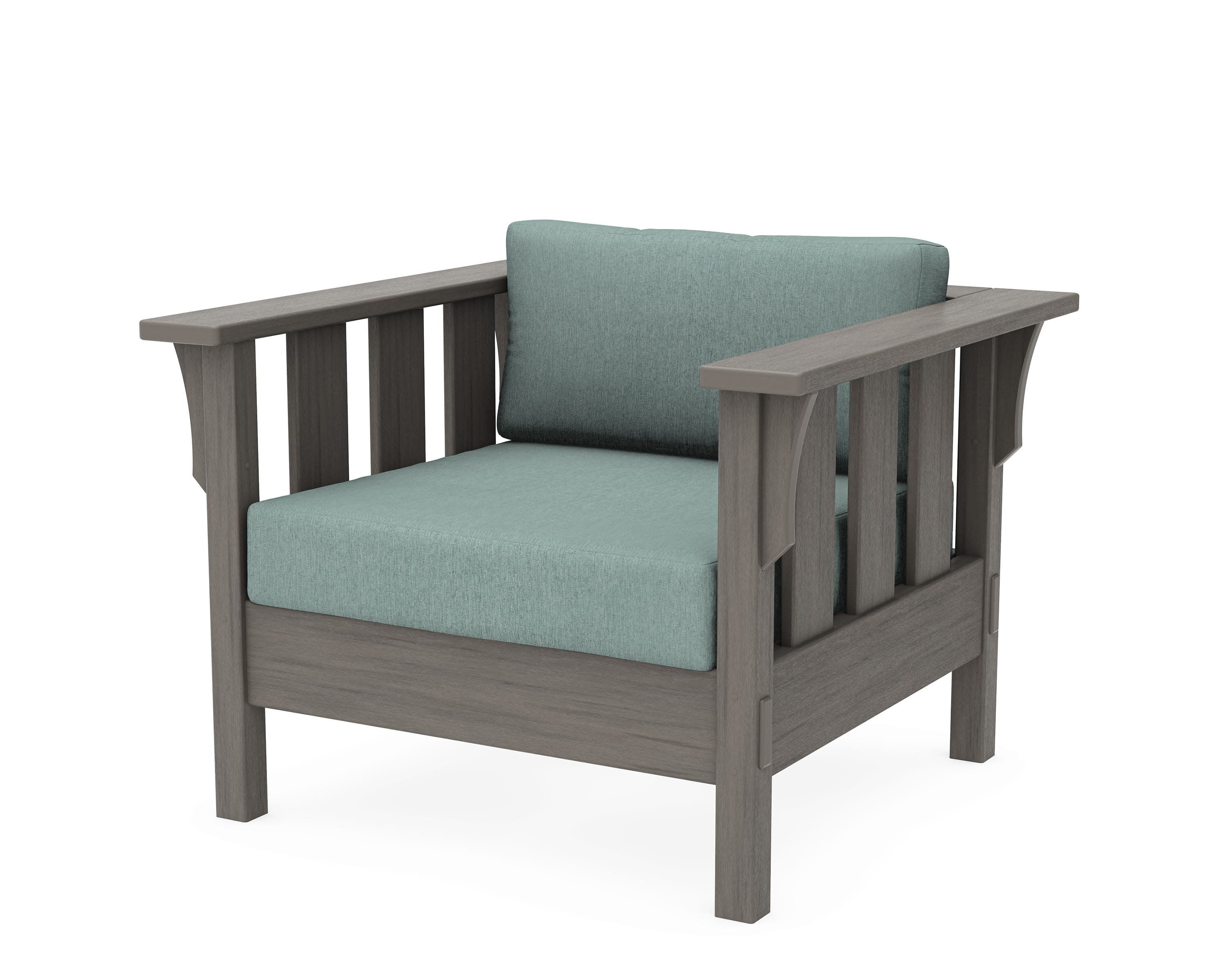 Acadia Deep Seating Chair in Driftwood / Glacier Spa
