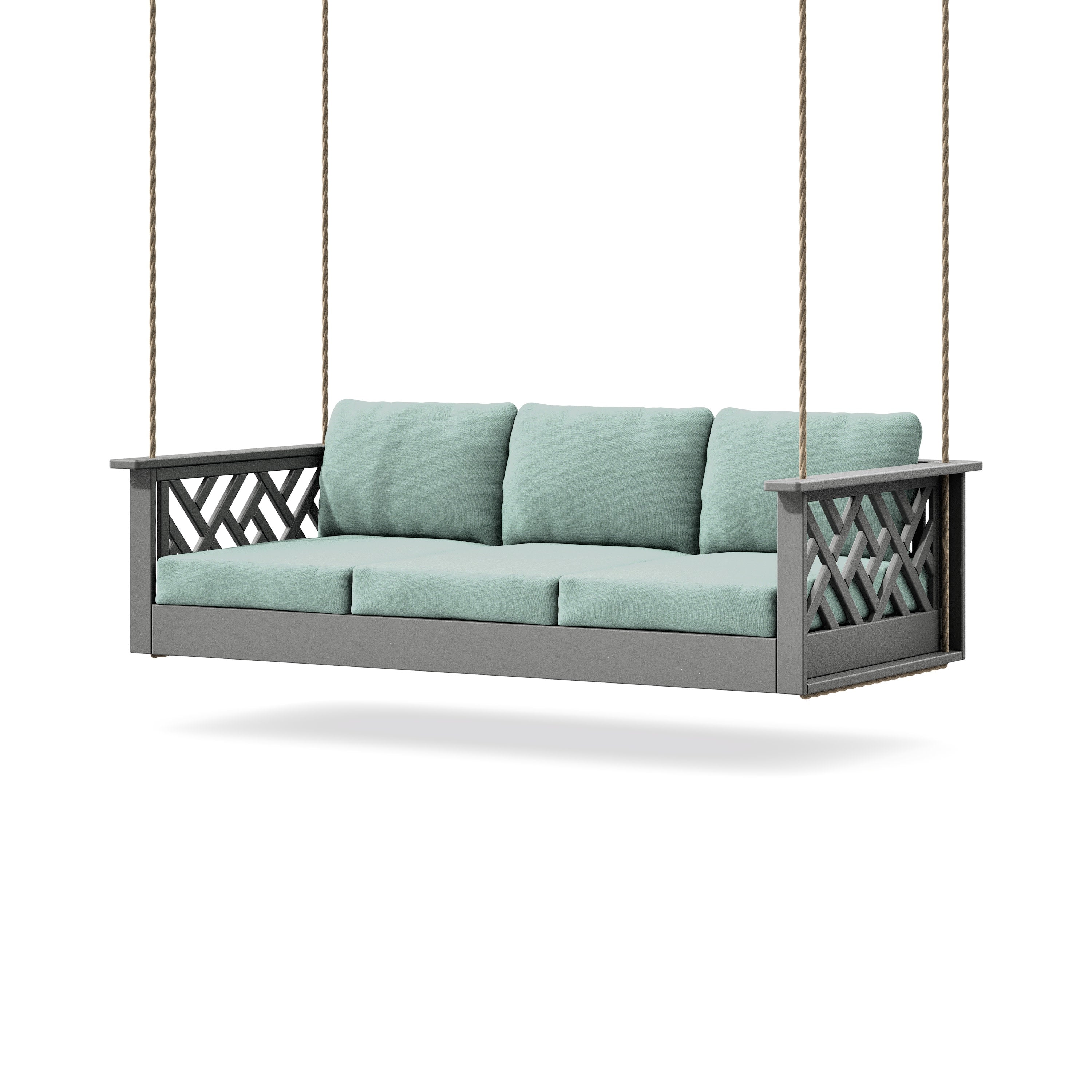 Chippendale Daybed Swing in Slate Grey / Glacier Spa