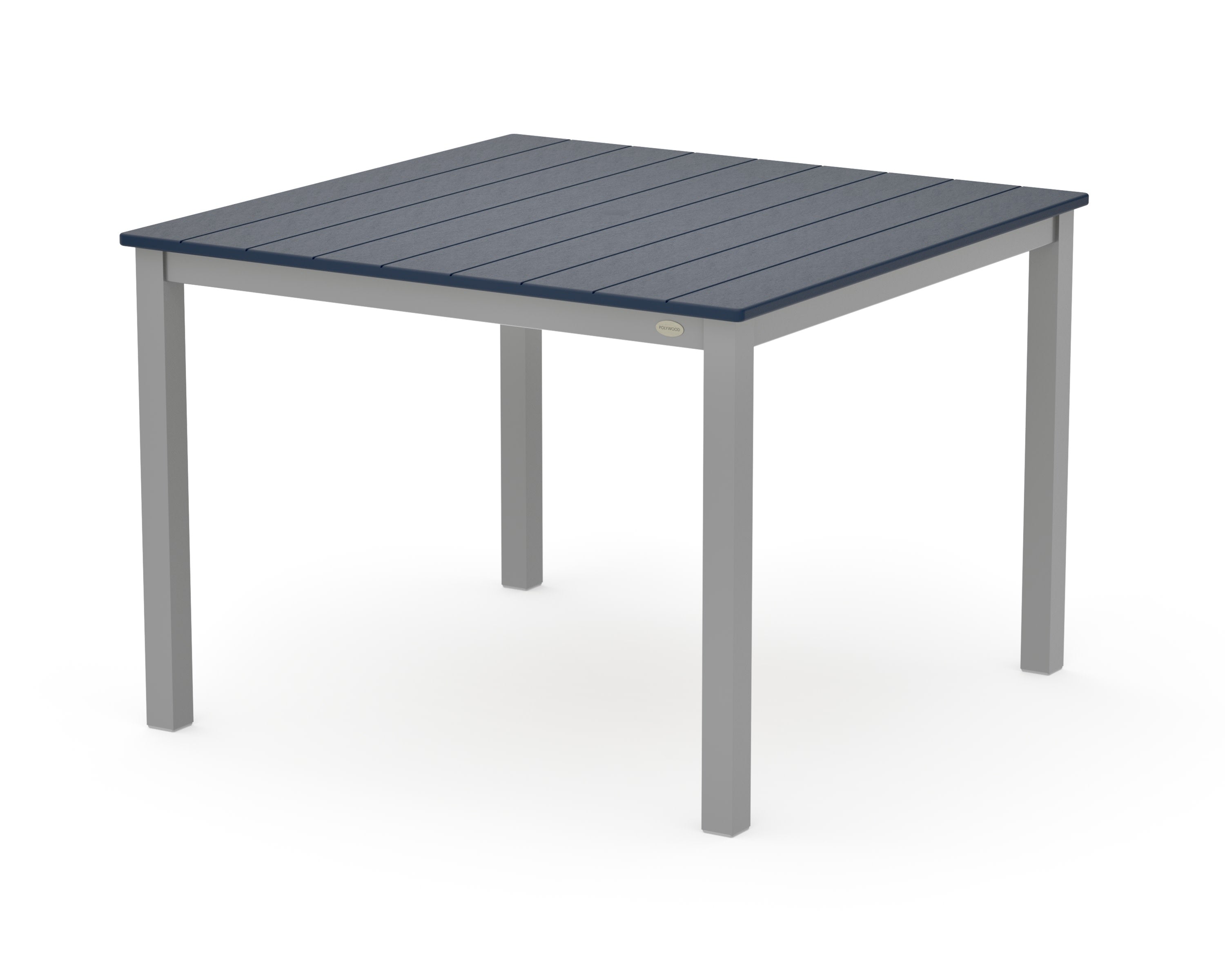 Main Street 42 x 42 Dining Table in Silver / Navy