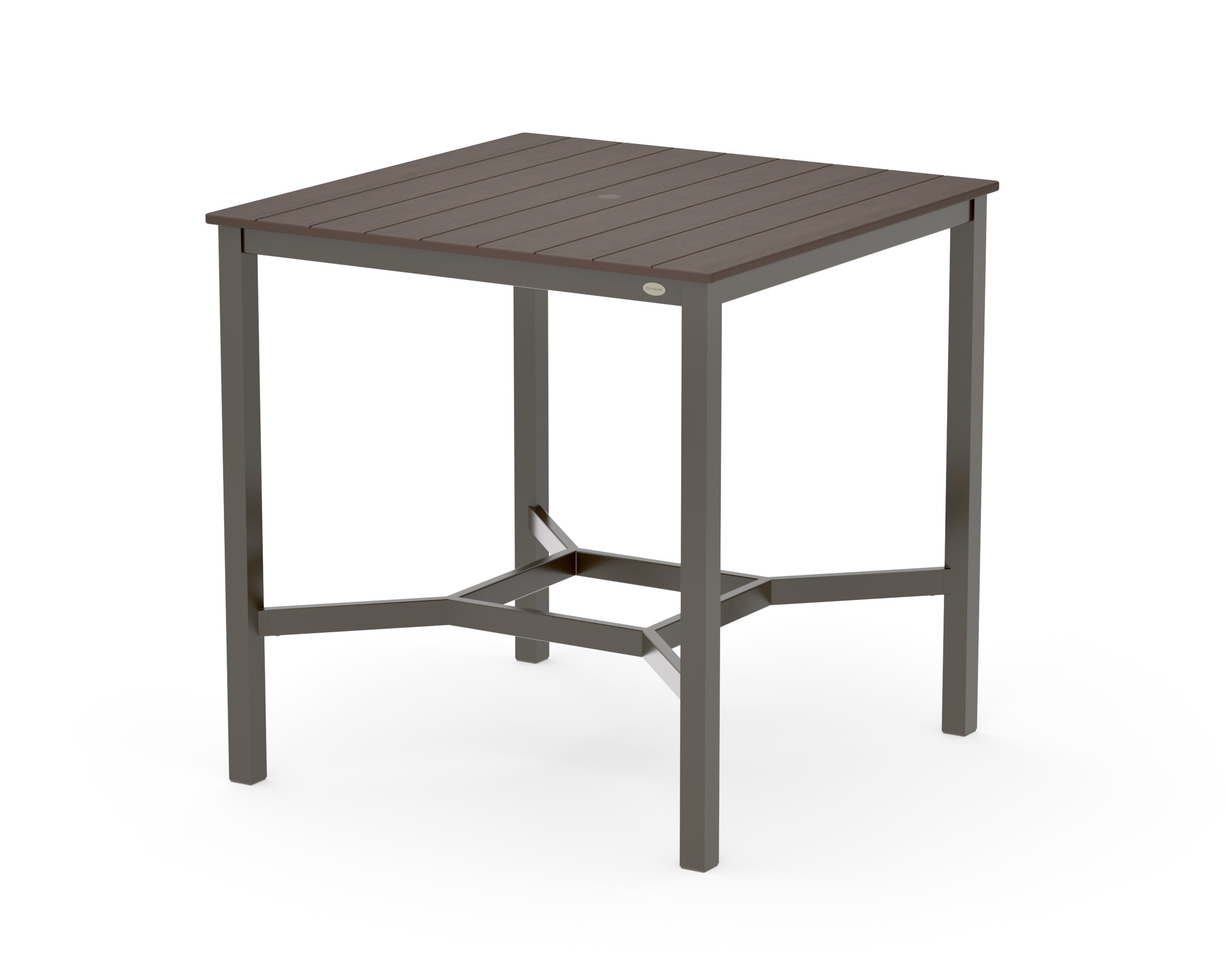 Main Street 42 x 42 Bar Table in Bronze / Kona
