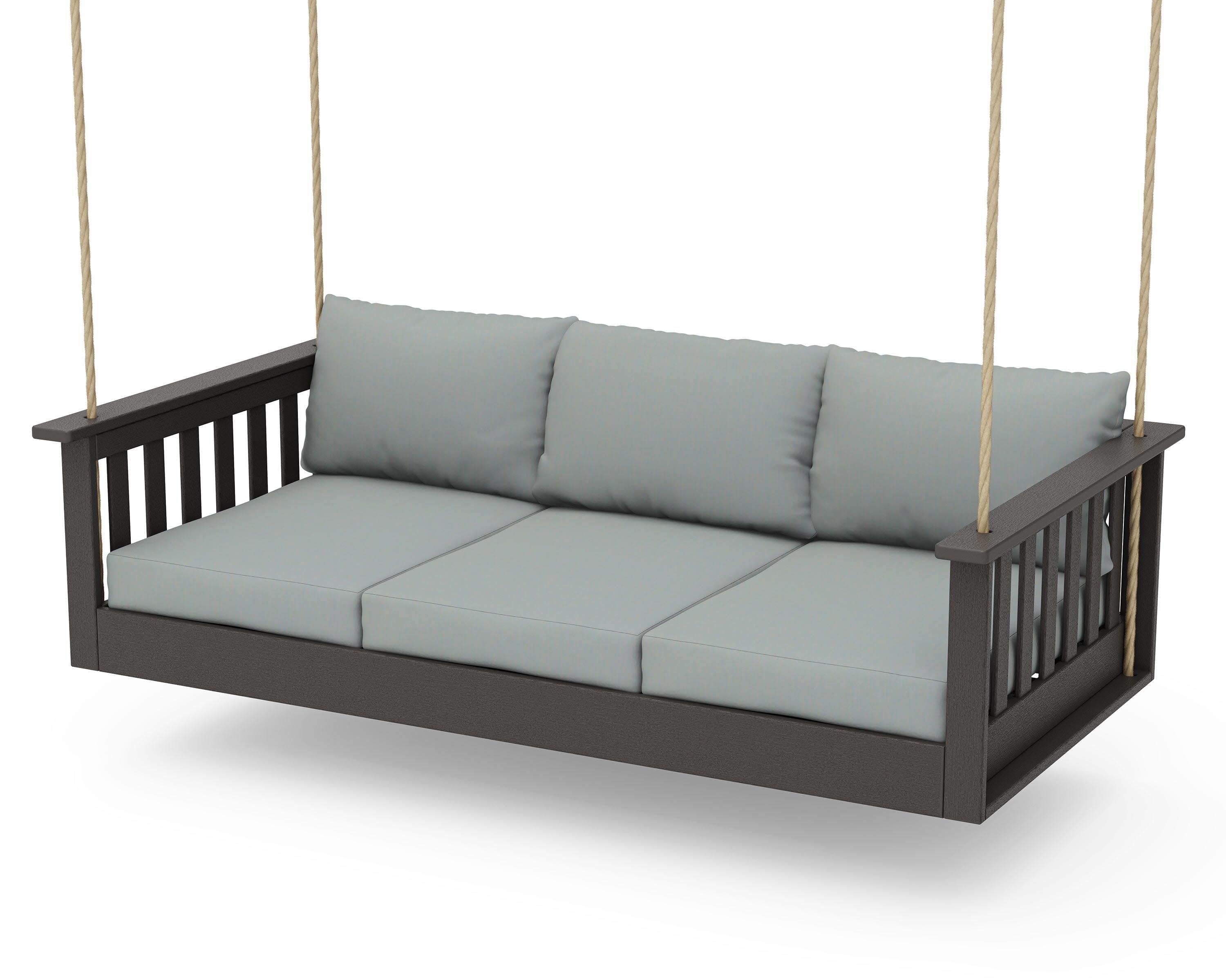 Vineyard Daybed Swing in Vintage Coffee / Spa