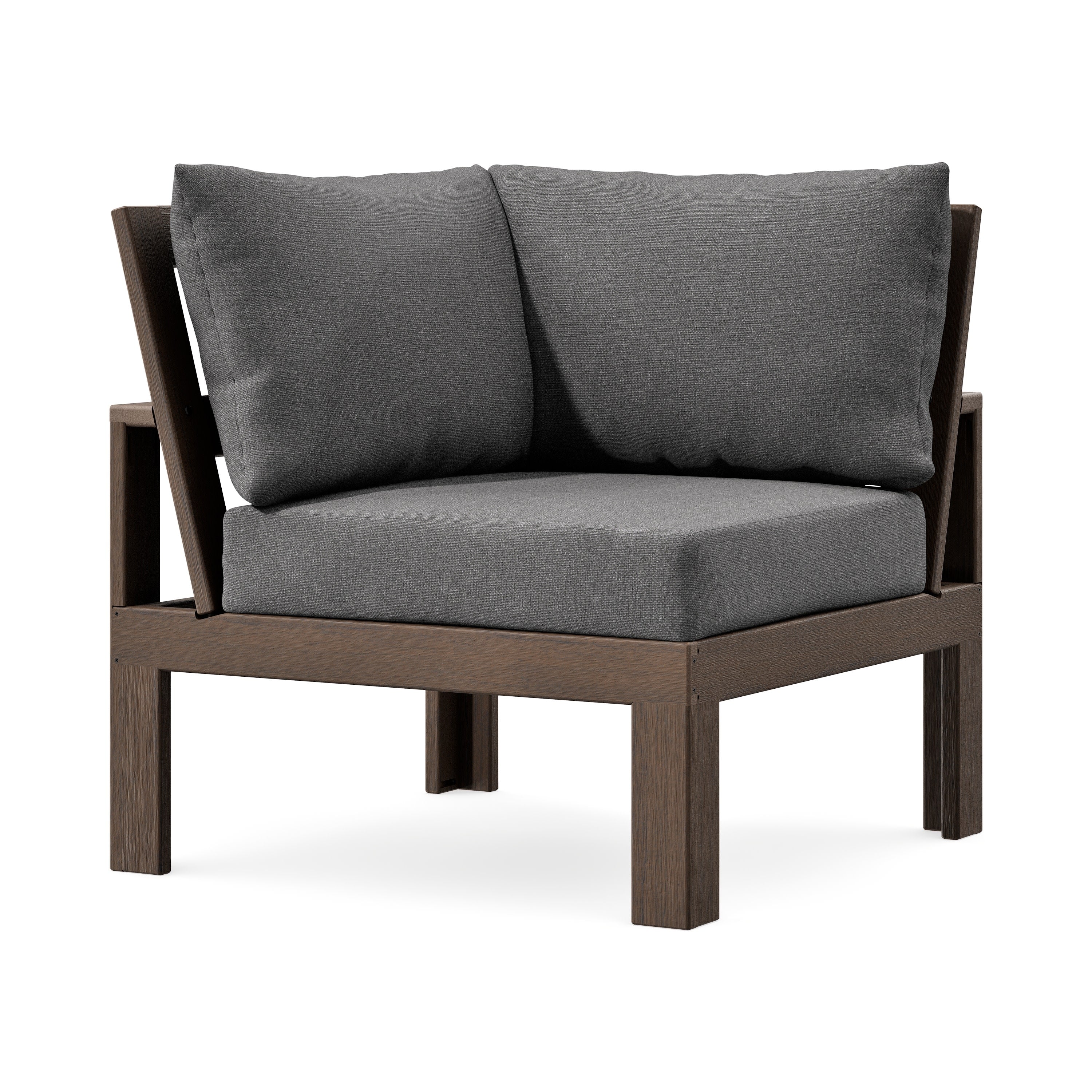 Modular Corner Chair in Kona / Ash Charcoal