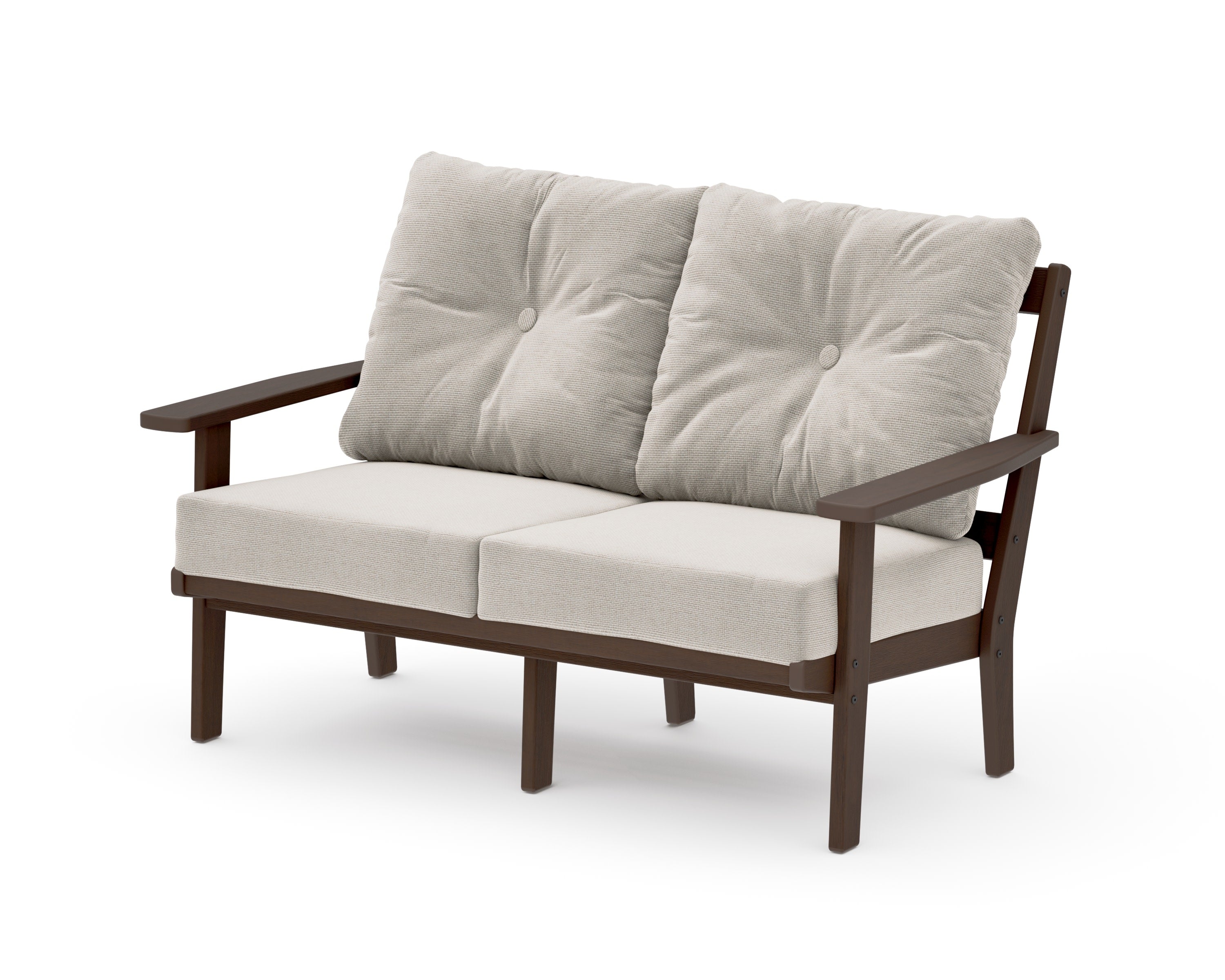 Oxford Deep SeatingLoveseat in Kona / Dune Burlap