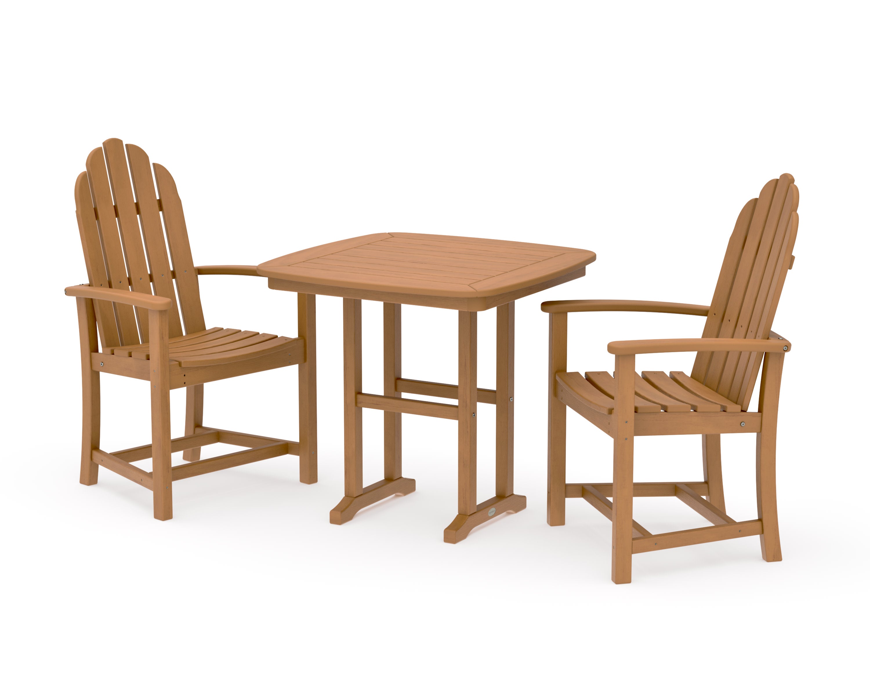 Classic Adirondack 3-Piece Dining Set in Natural
