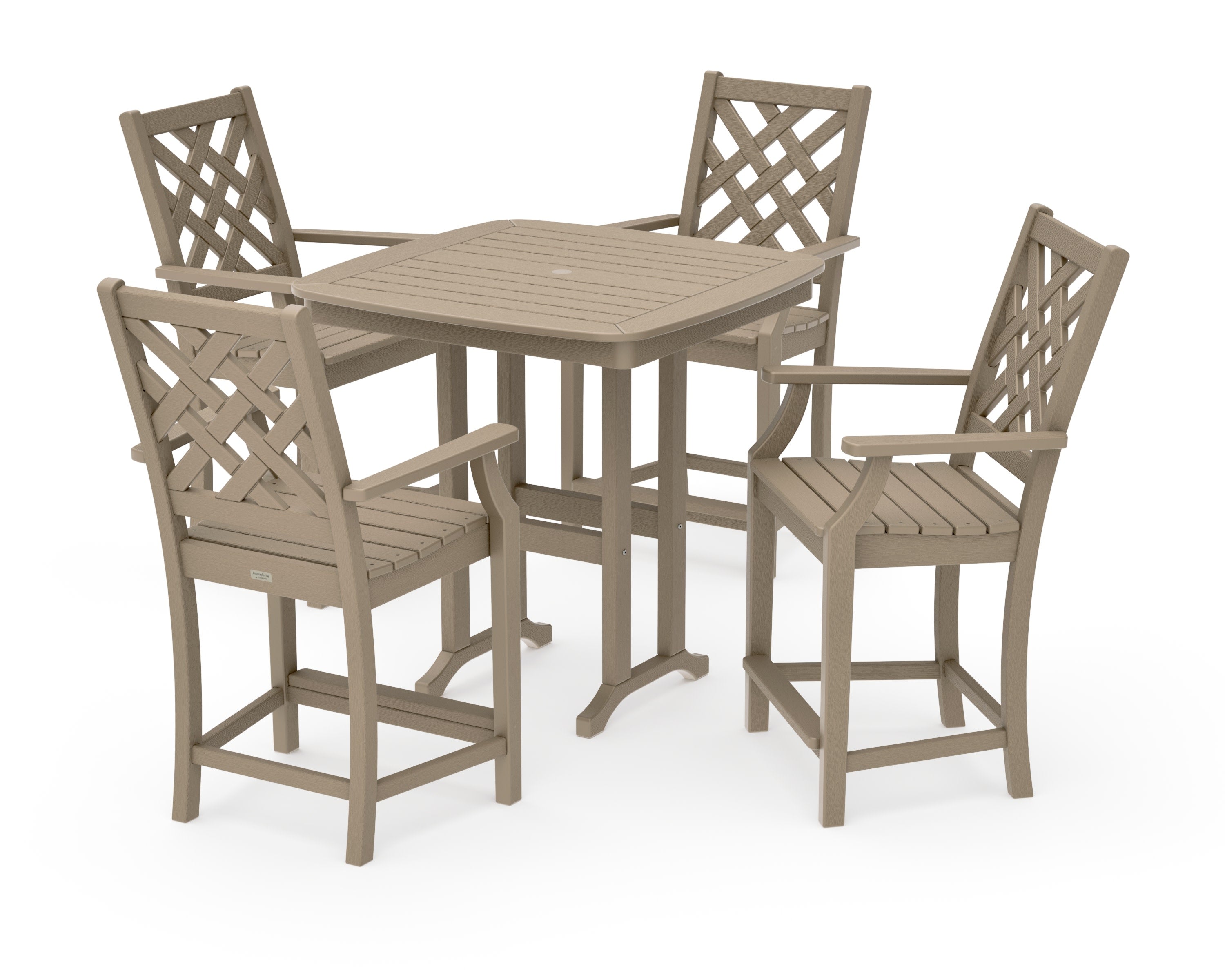 Wovendale 5-Piece Counter Set in Vintage Sahara