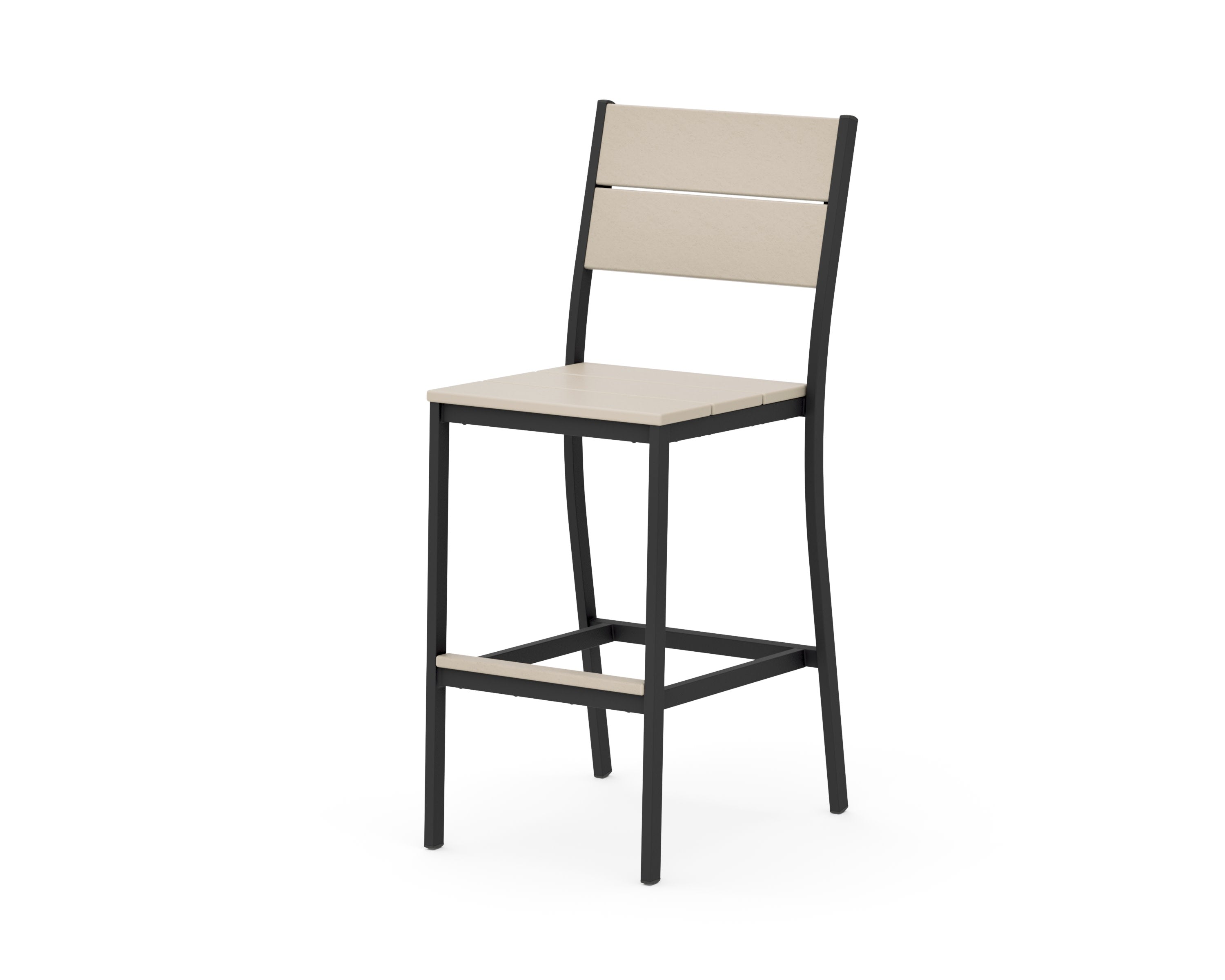 Main Street Bar Side Chair in Black / Sand