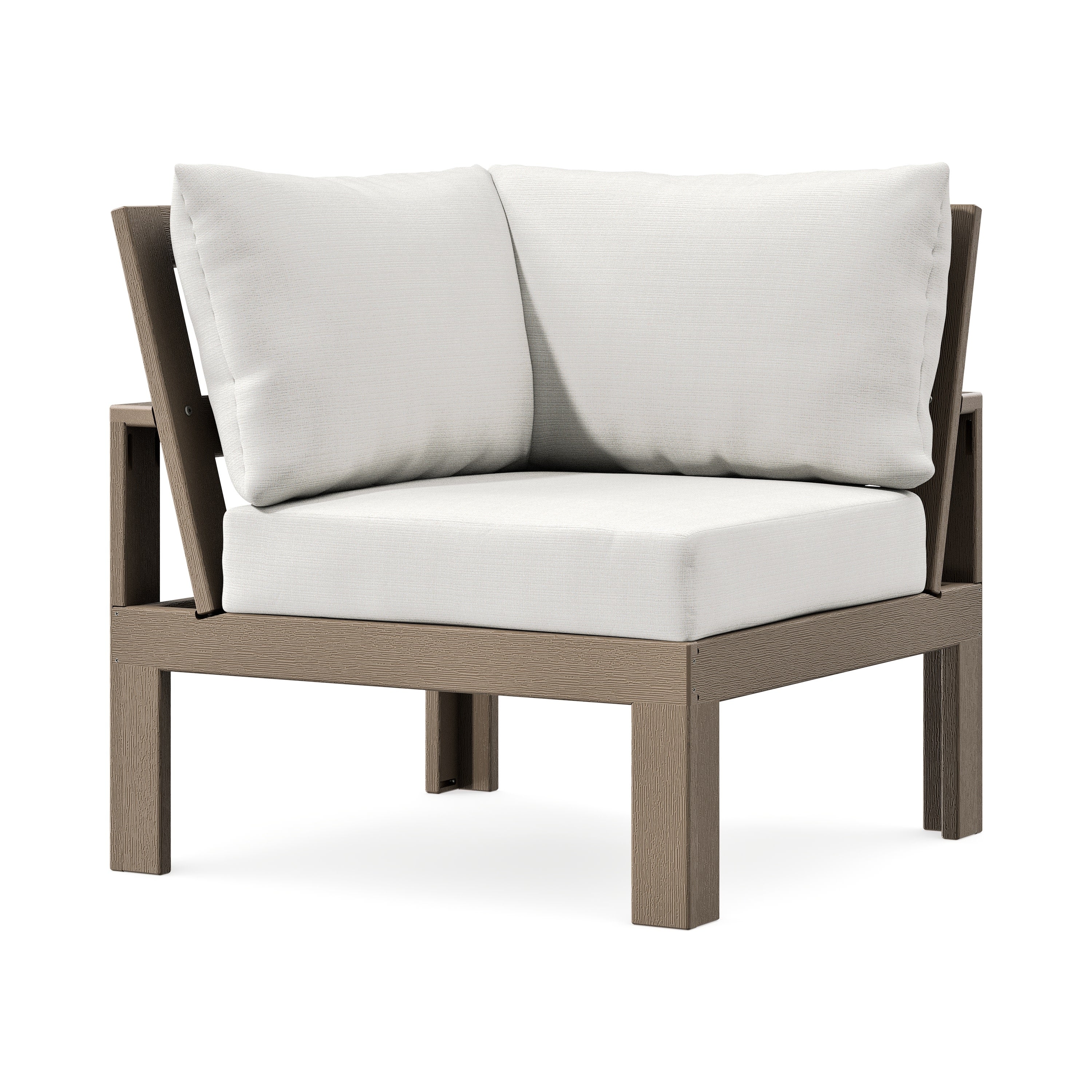 Modular Corner Chair in Vintage Sahara / Natural Linen