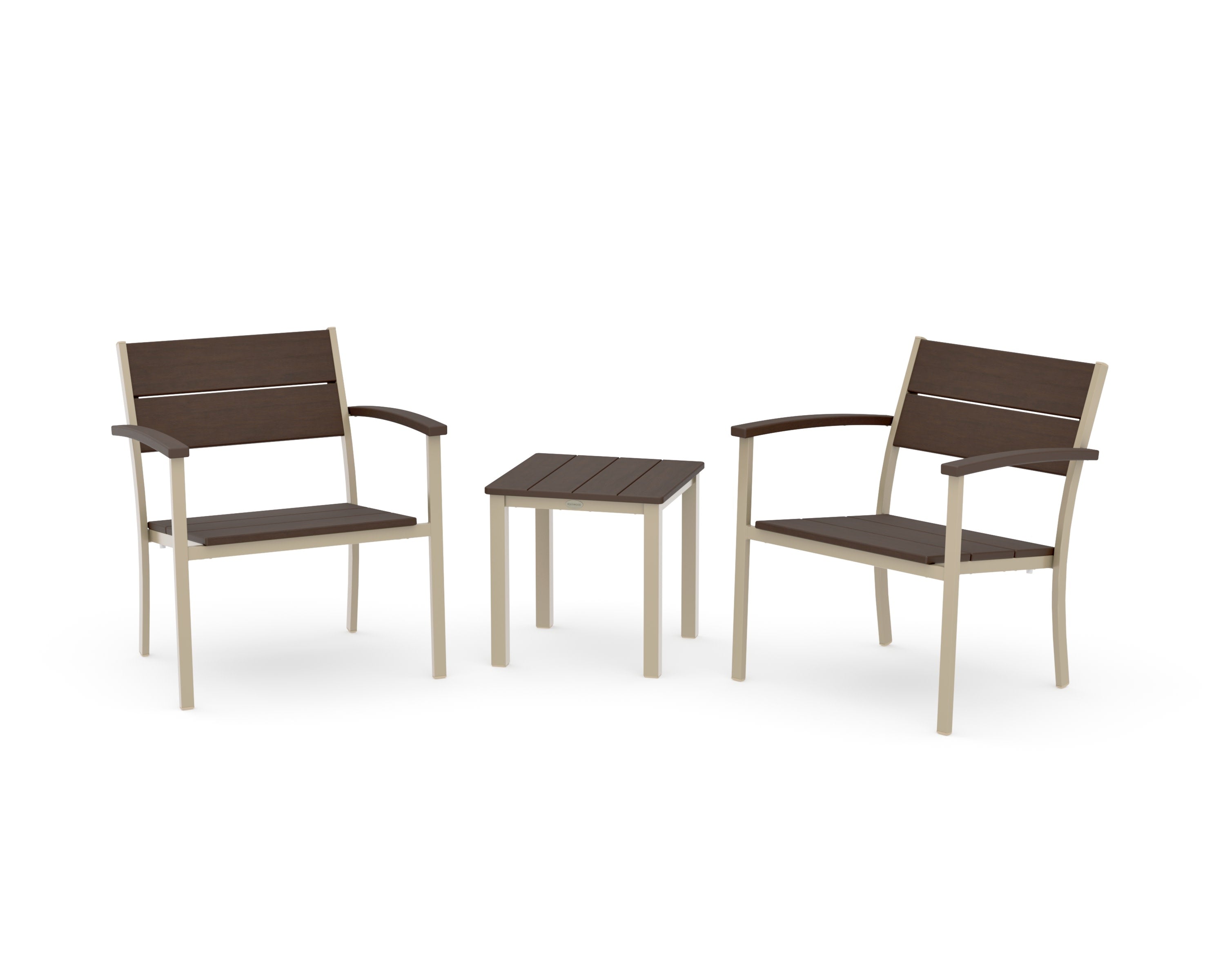 Main Street 3-Piece Lounge Chair Set in Sand / Kona