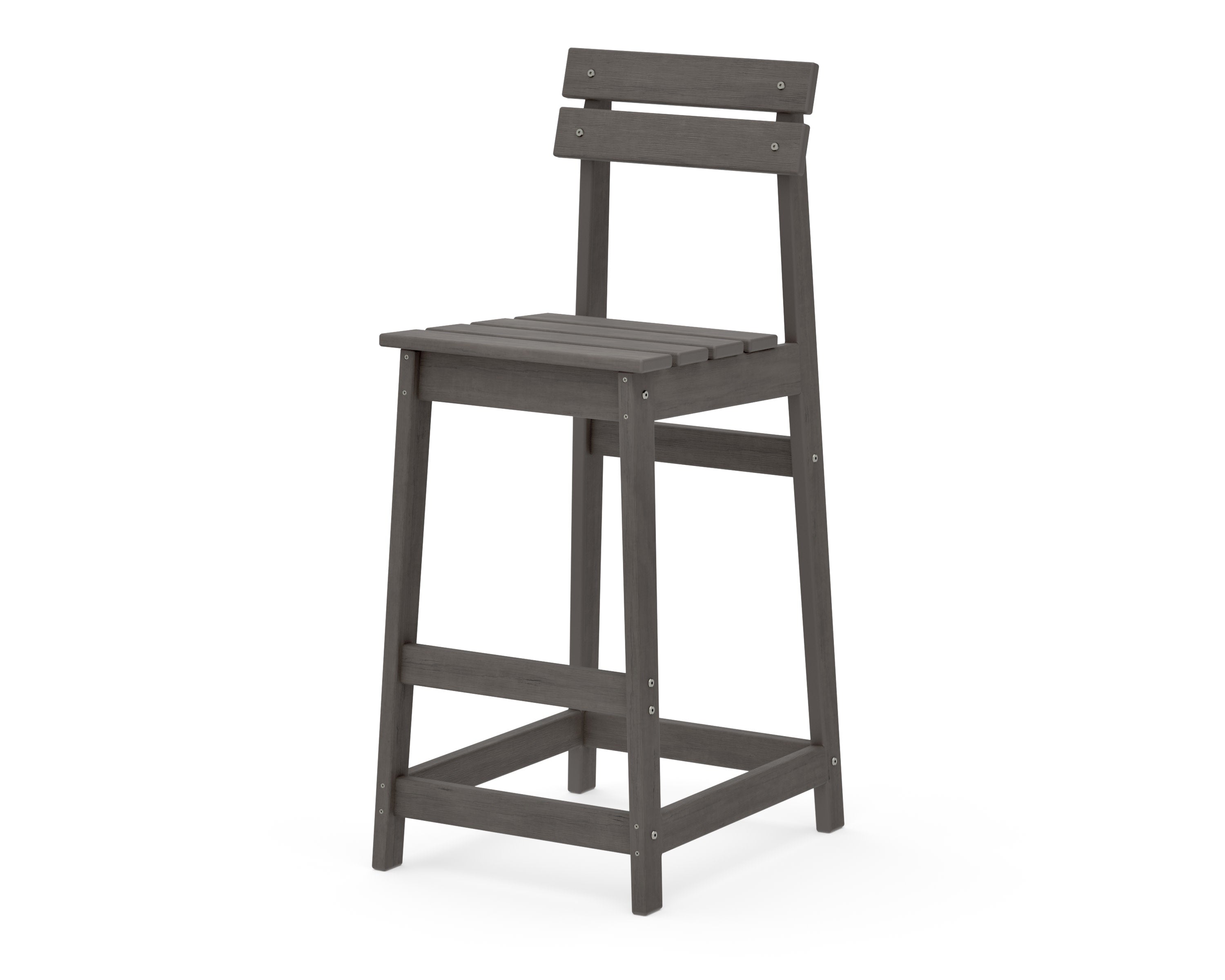 Modern Studio Plaza Bar Chair in Driftwood