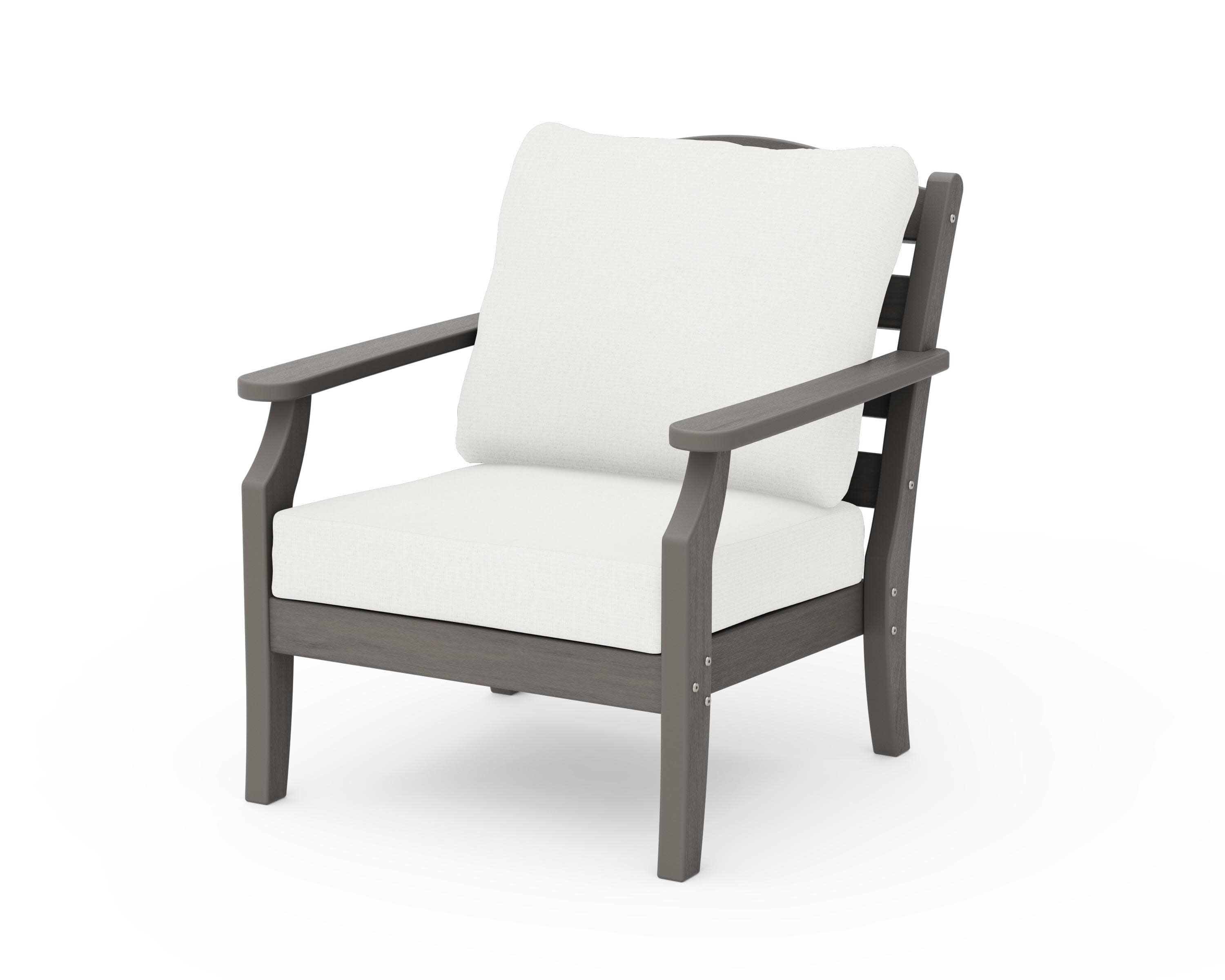 Savannah Deep Seating Chair in Driftwood / Natural Linen