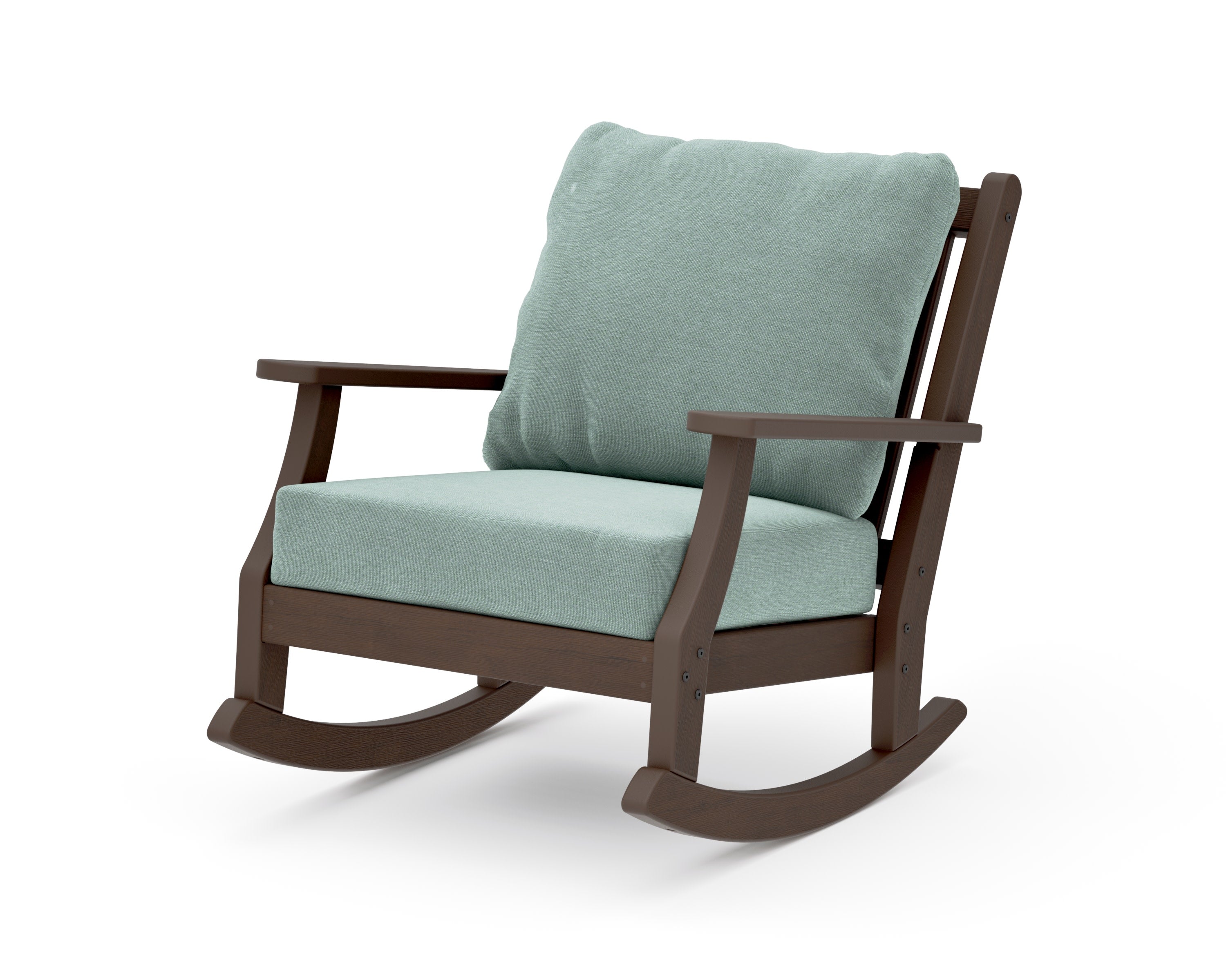 Wovendale Deep Seating Rocking Chair in Kona / Glacier Spa
