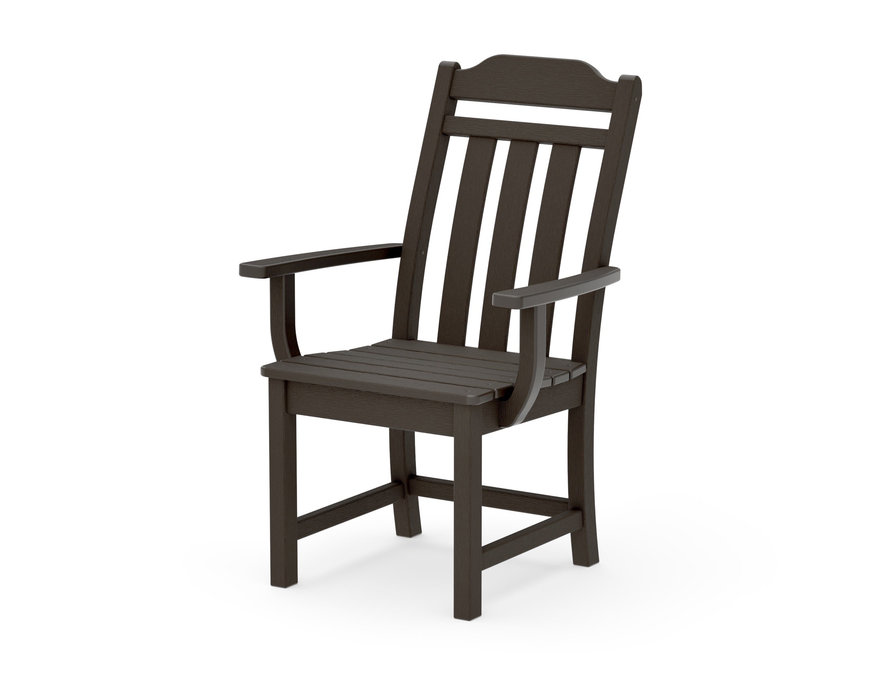 Cottage Dining Arm Chair in Vintage Coffee