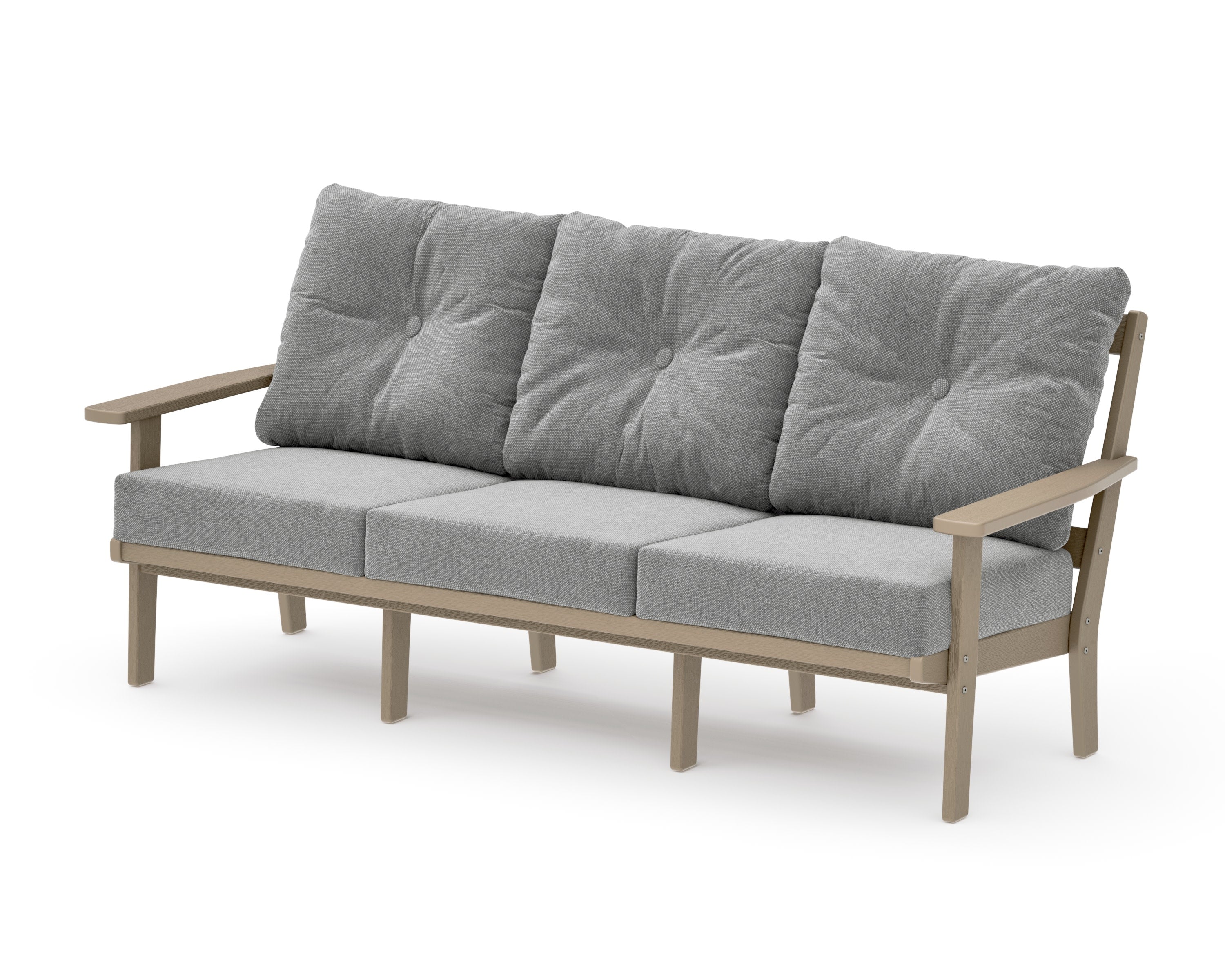 Oxford Deep Seating Sofa in Vintage Sahara / Grey Mist