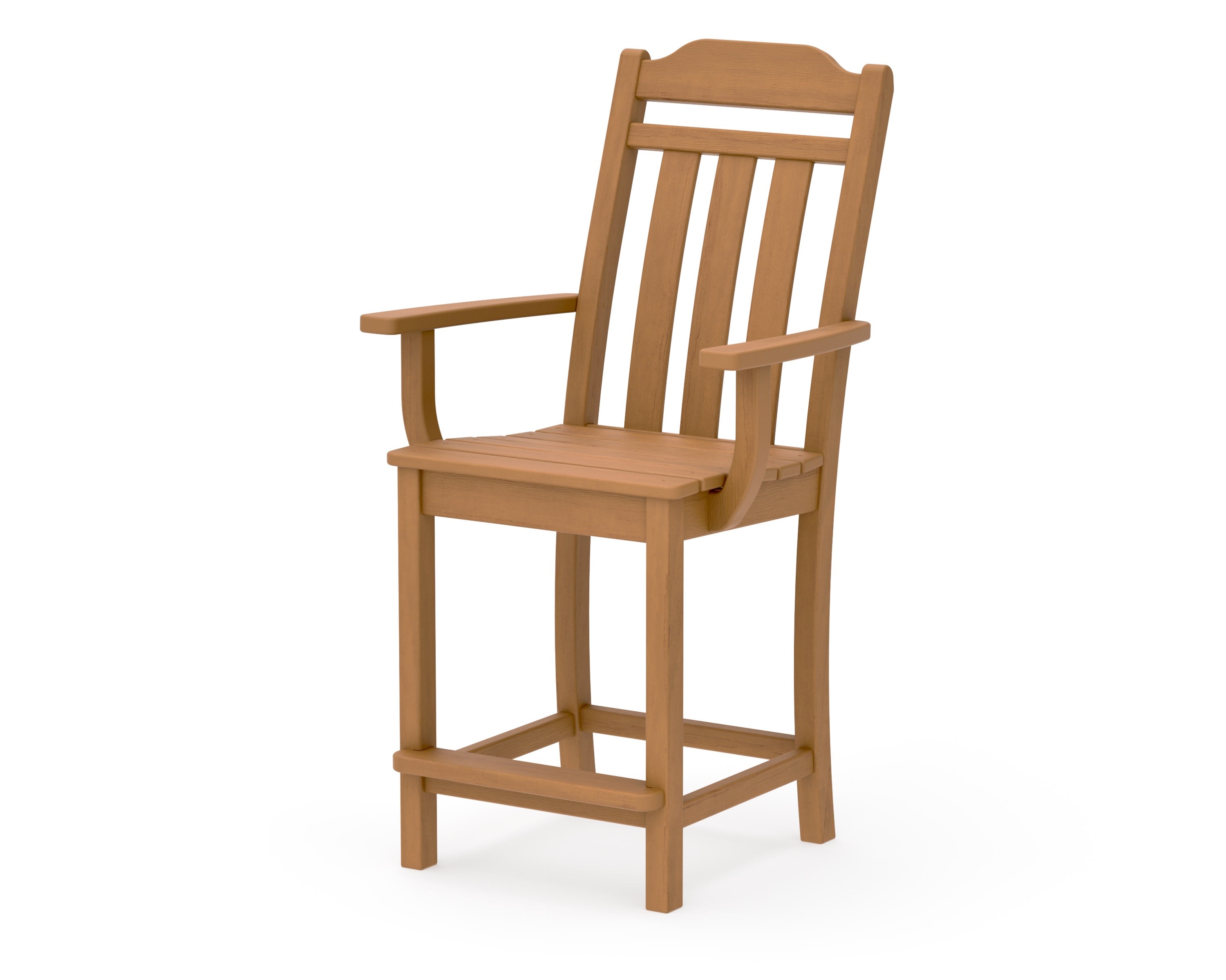 Cottage Counter Arm Chair in Natural