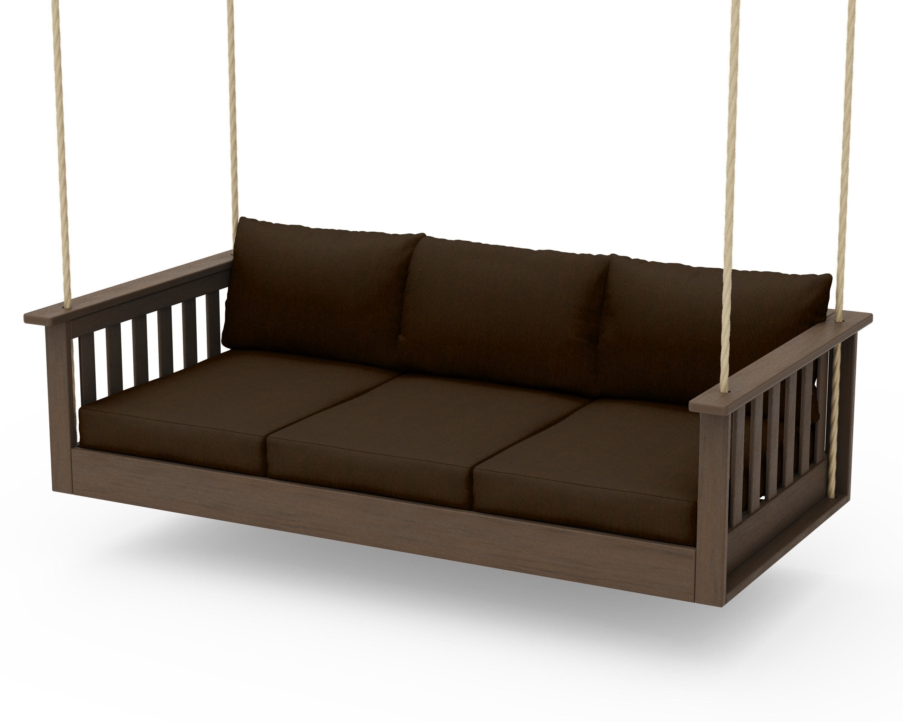 Vineyard Daybed Swing in Kona / Canvas Java