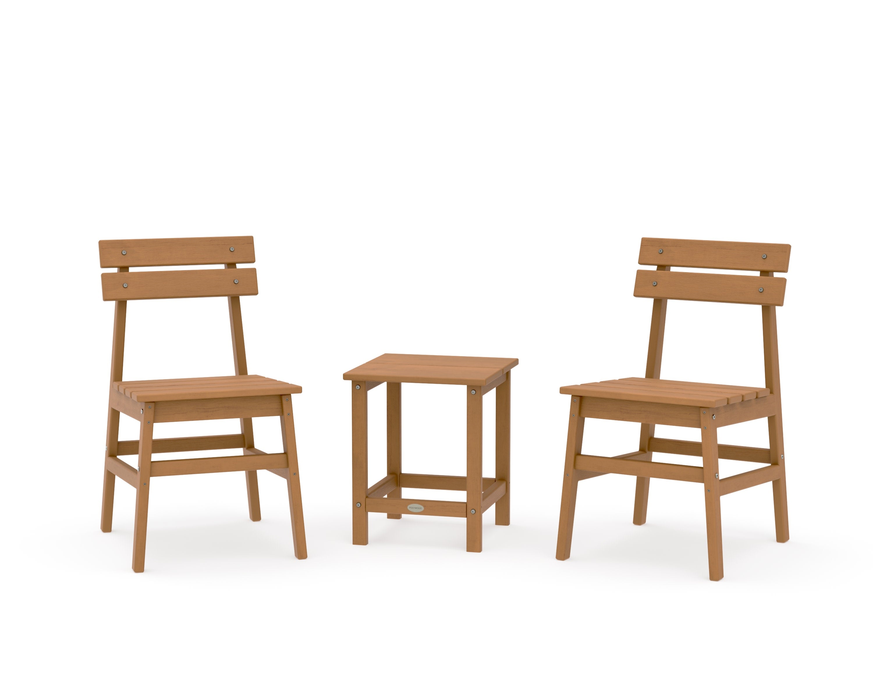 Modern Studio Plaza Chair 3-Piece Seating Set in Natural