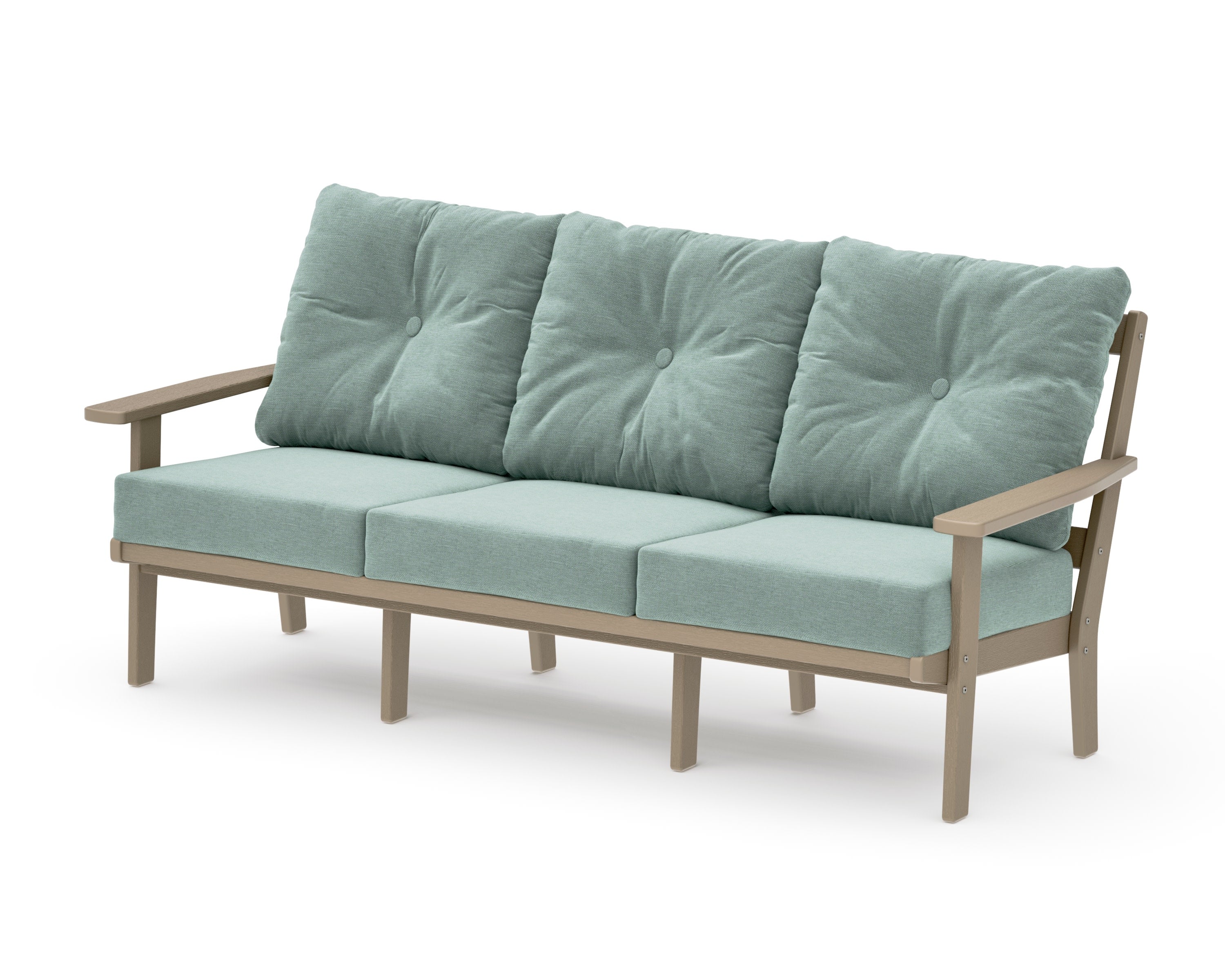 Oxford Deep Seating Sofa in Vintage Sahara / Glacier Spa