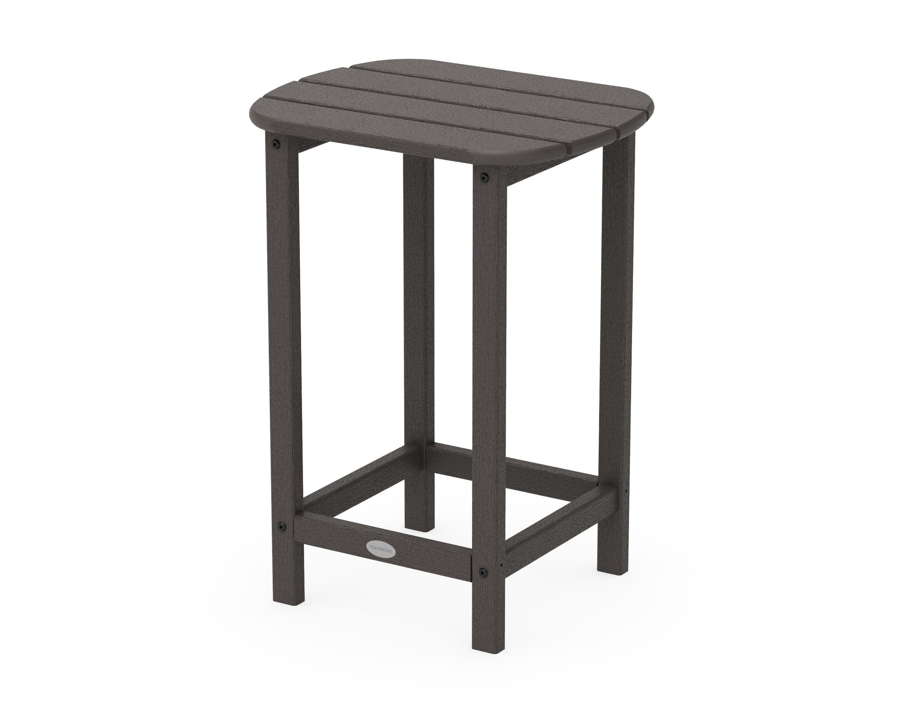 South Beach 26" Counter Side Table in Vintage Coffee