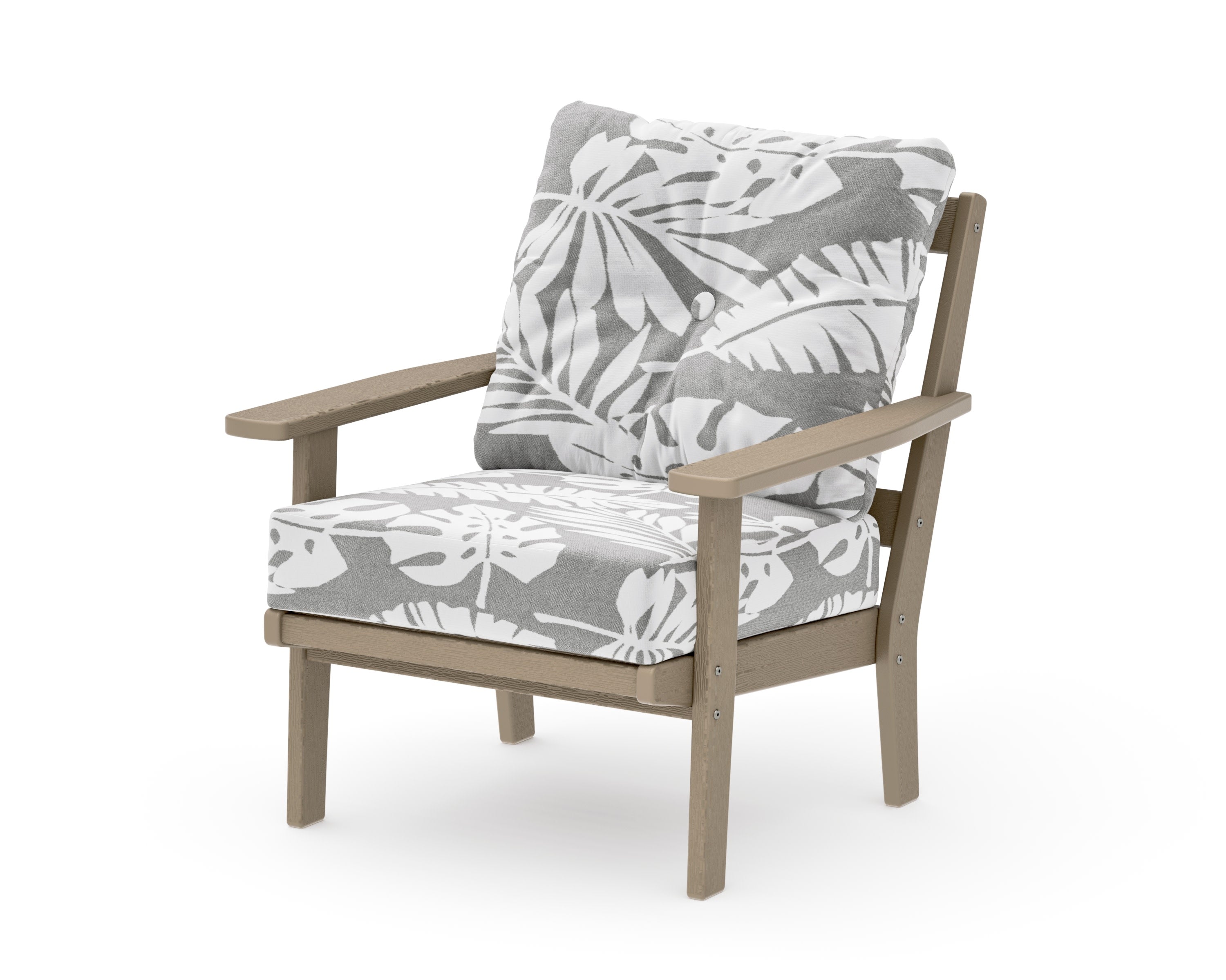 Prairie Deep Seating Chair in Vintage Sahara / Leaf Grey Mist
