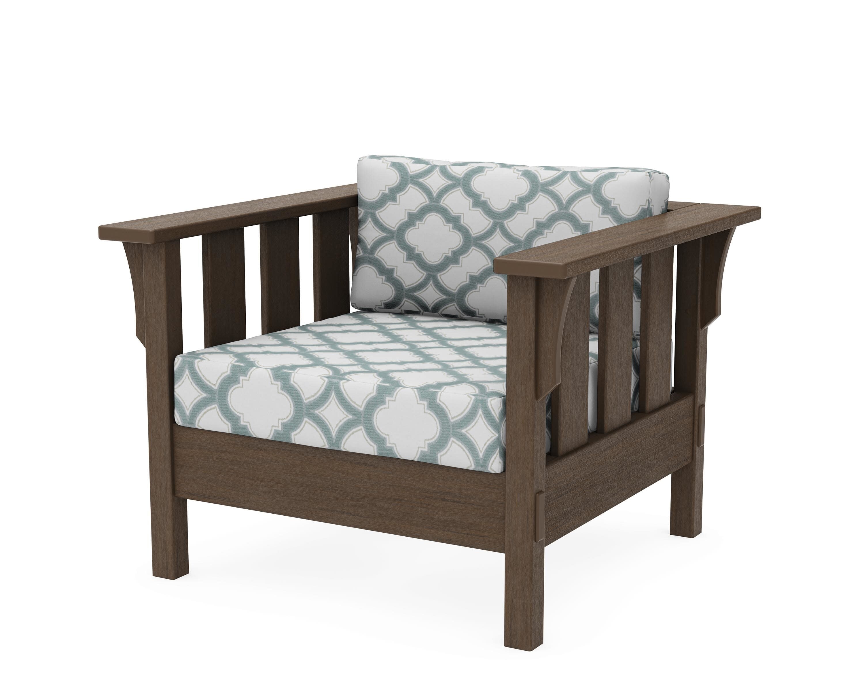 Acadia Deep Seating Chair in Kona / Trellis Glacier Spa