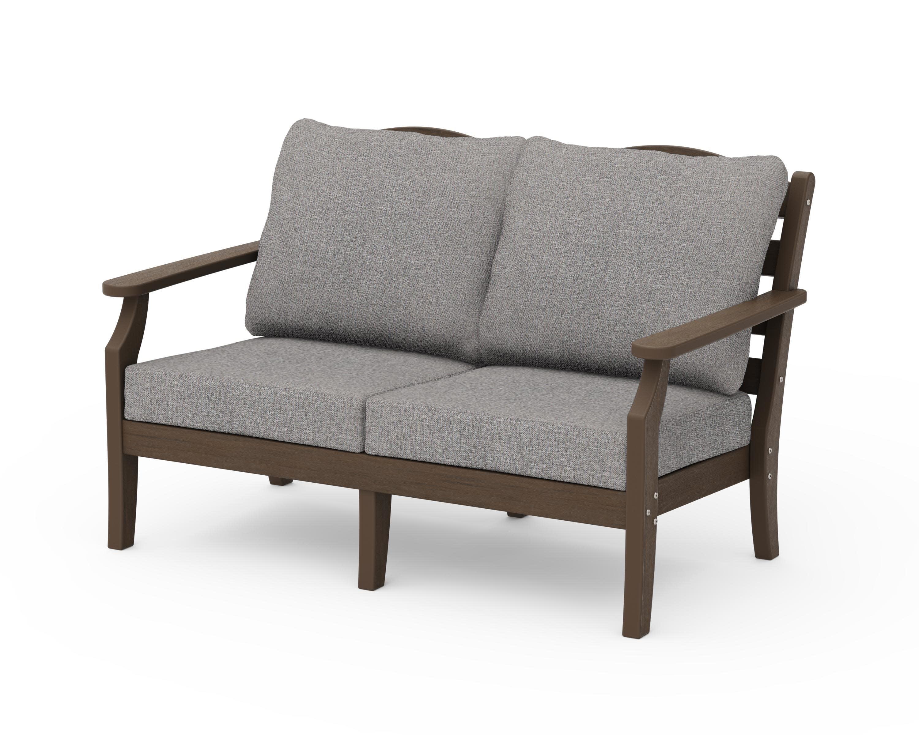 Savannah Deep Seating Loveseat in Kona / Grey Mist
