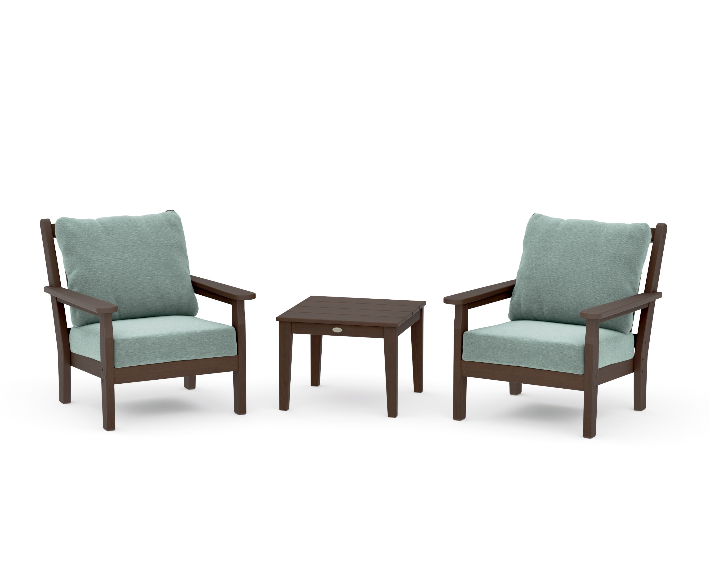 Chippendale 3-Piece Deep Seating Set in Kona / Glacier Spa