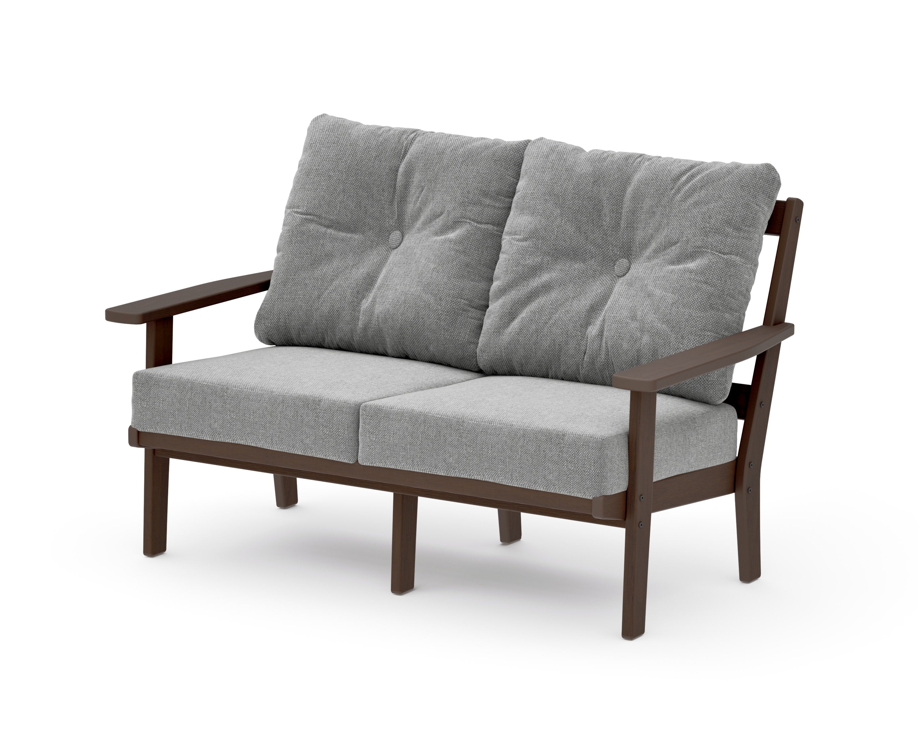 Oxford Deep SeatingLoveseat in Kona / Grey Mist
