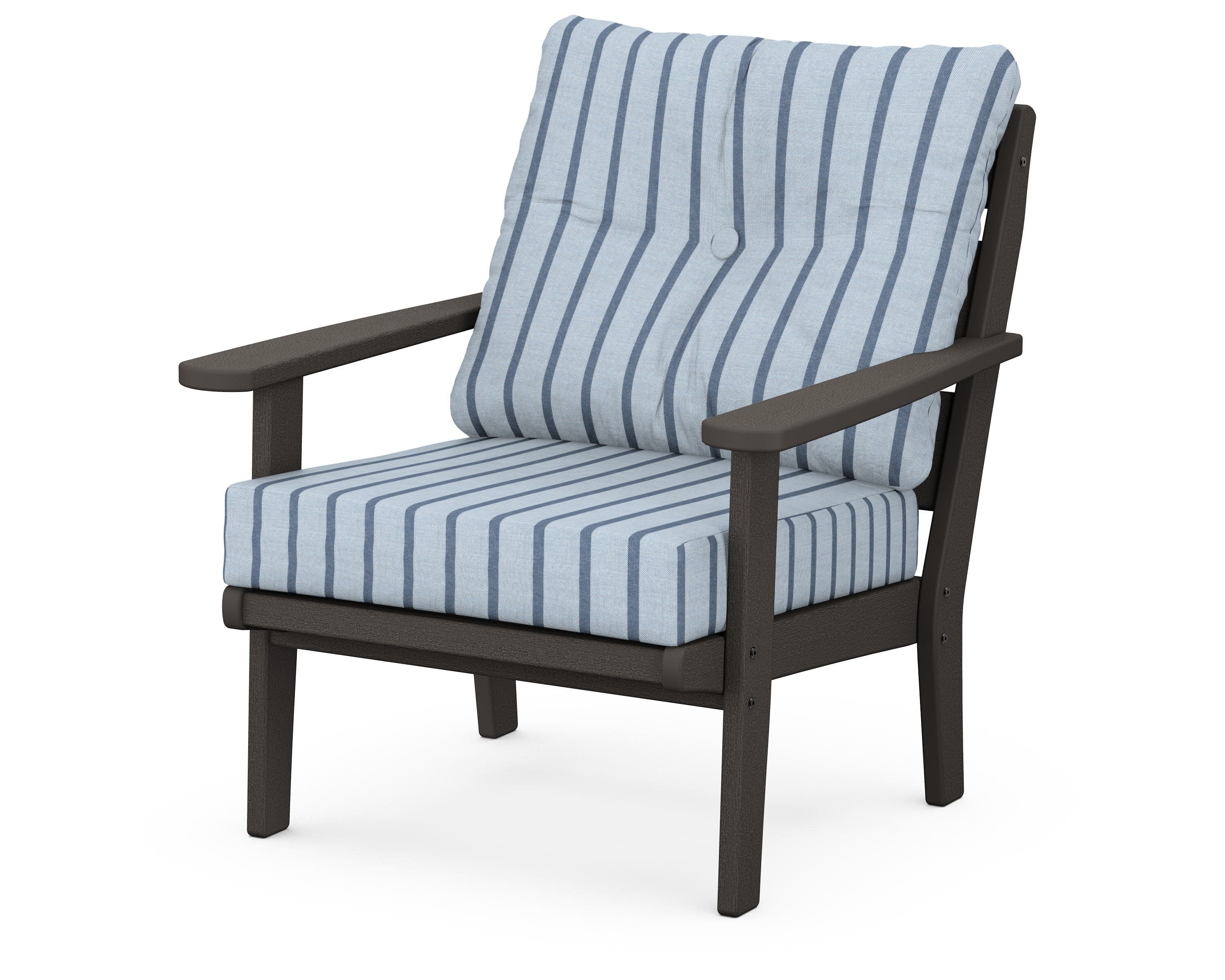 Lakeside Deep Seating Chair in Vintage Coffee / Unwind Sky