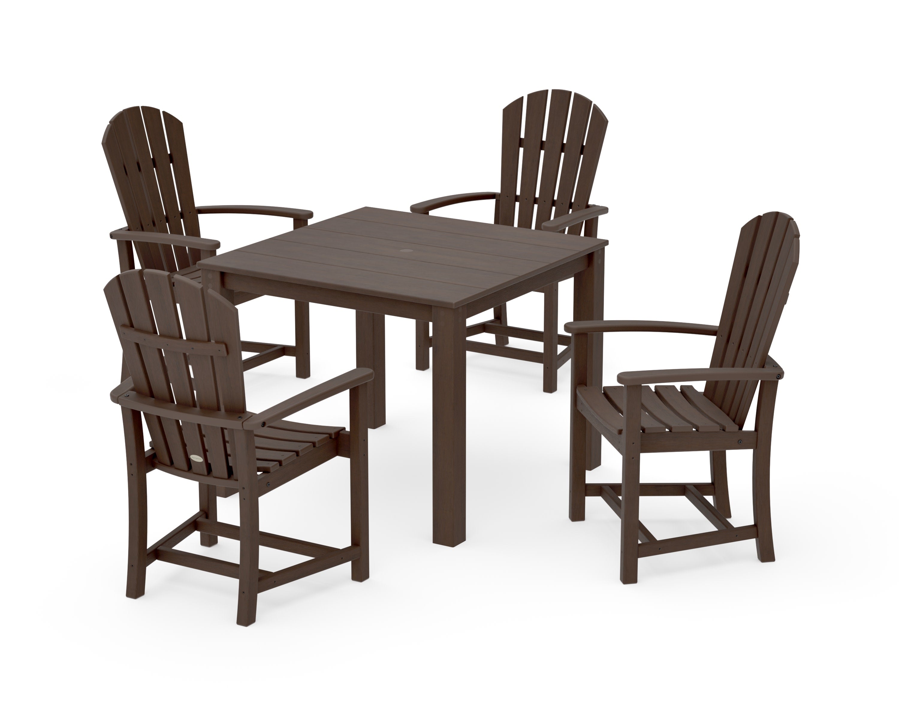 Palm Coast 5-Piece Parsons Dining Set in Kona