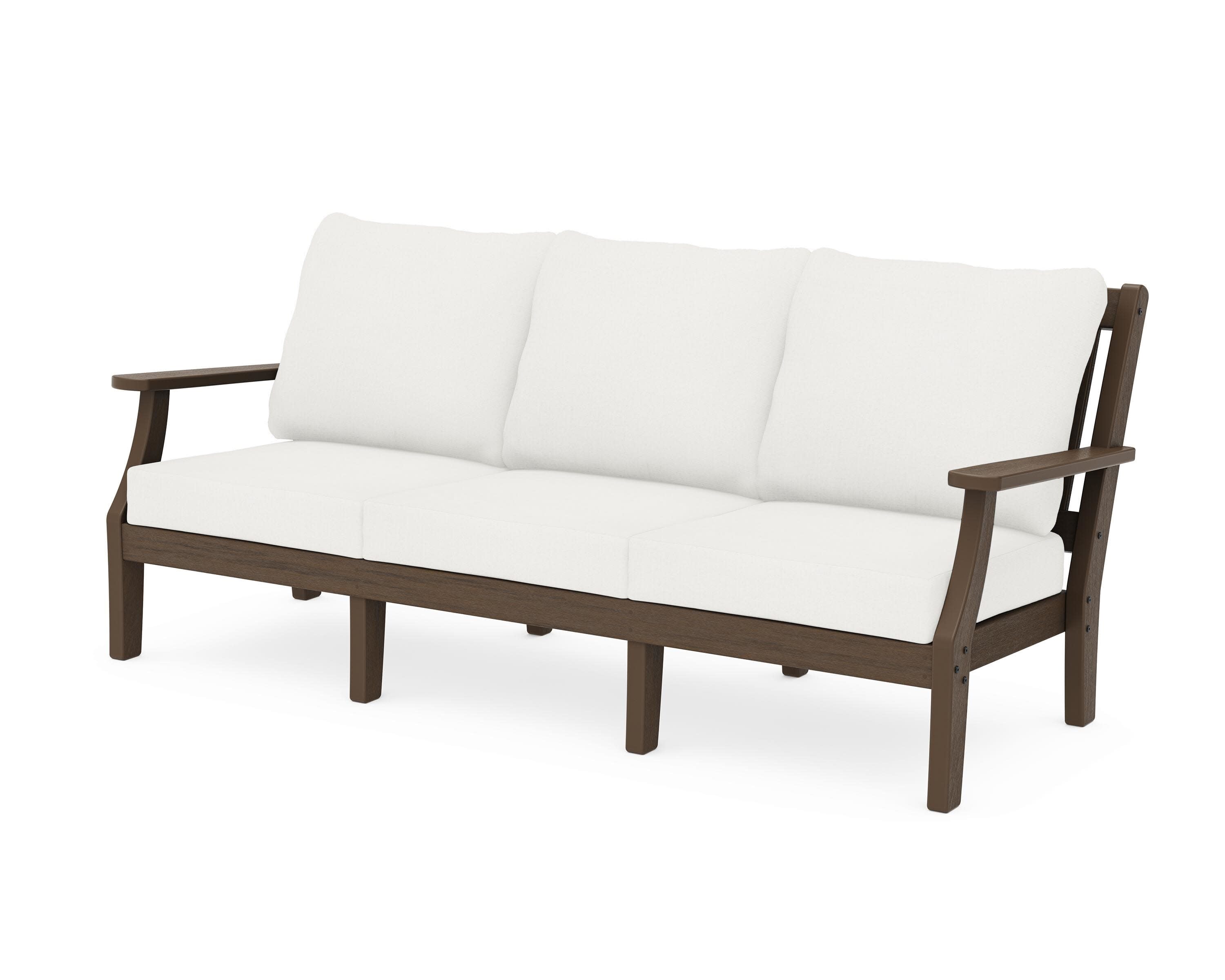 Chinoiserie Deep Seating Sofa in Kona / Natural Linen