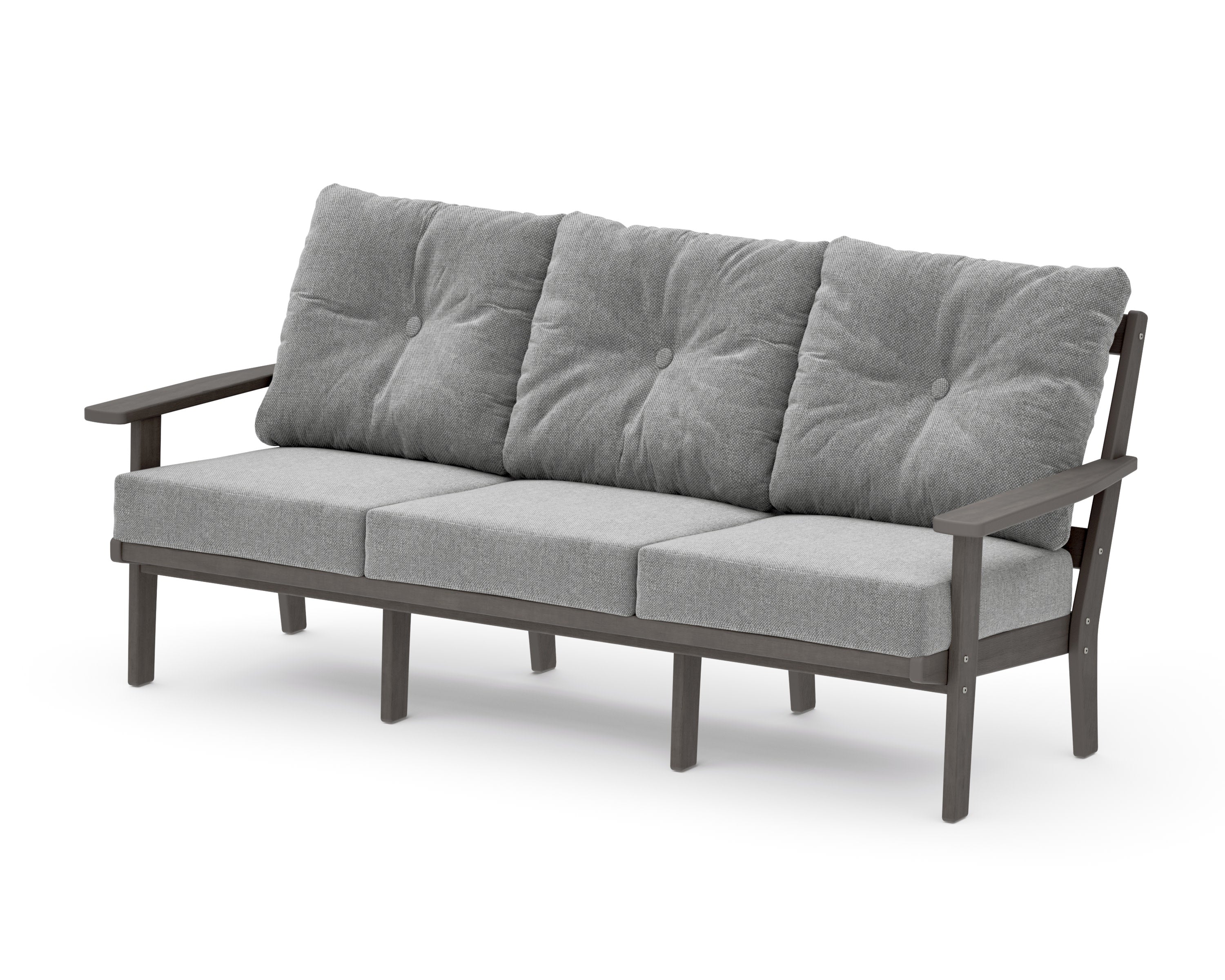 Oxford Deep Seating Sofa in Driftwood / Grey Mist