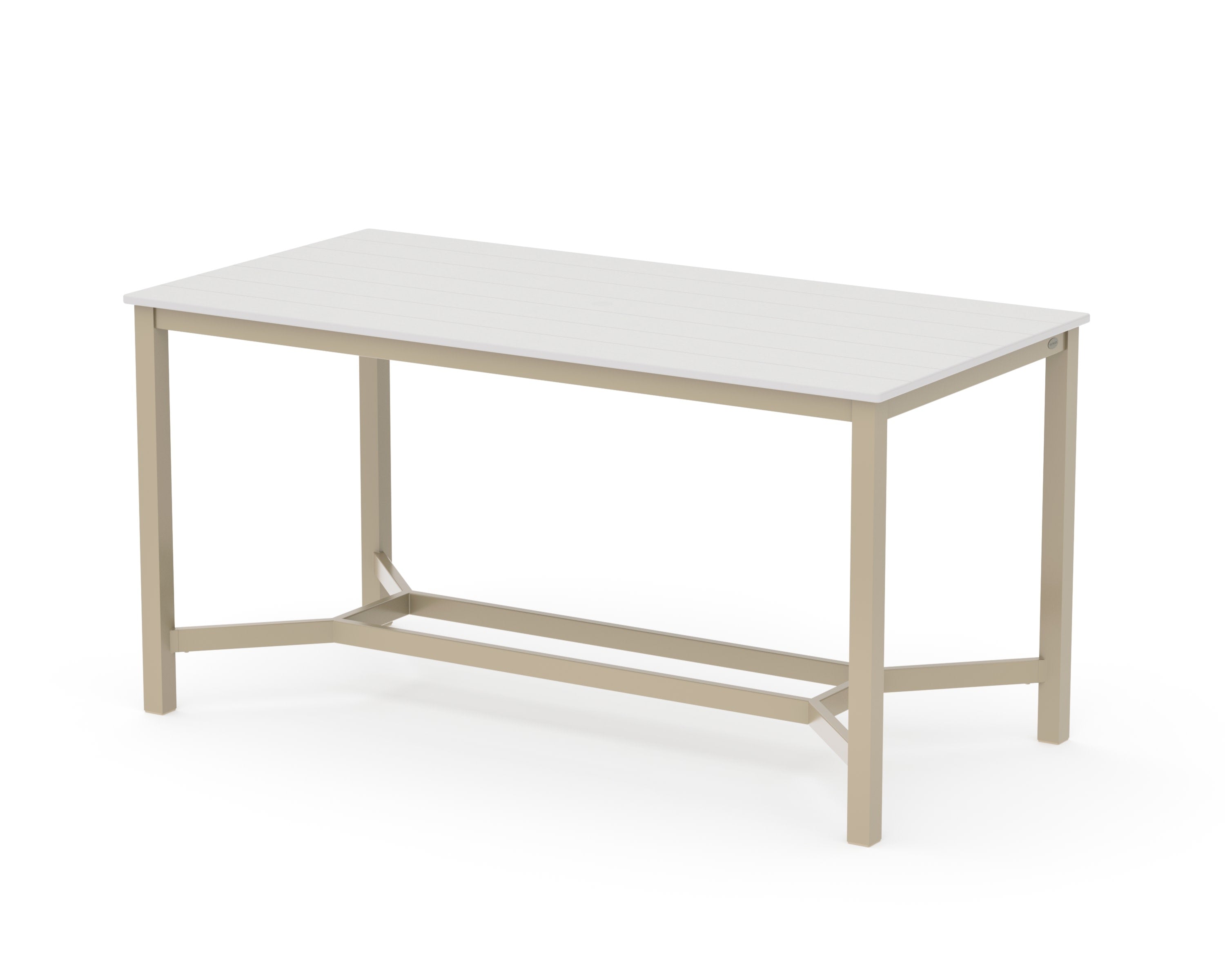 Main Street 36 x 72 Counter Table in Sand / Vintage White