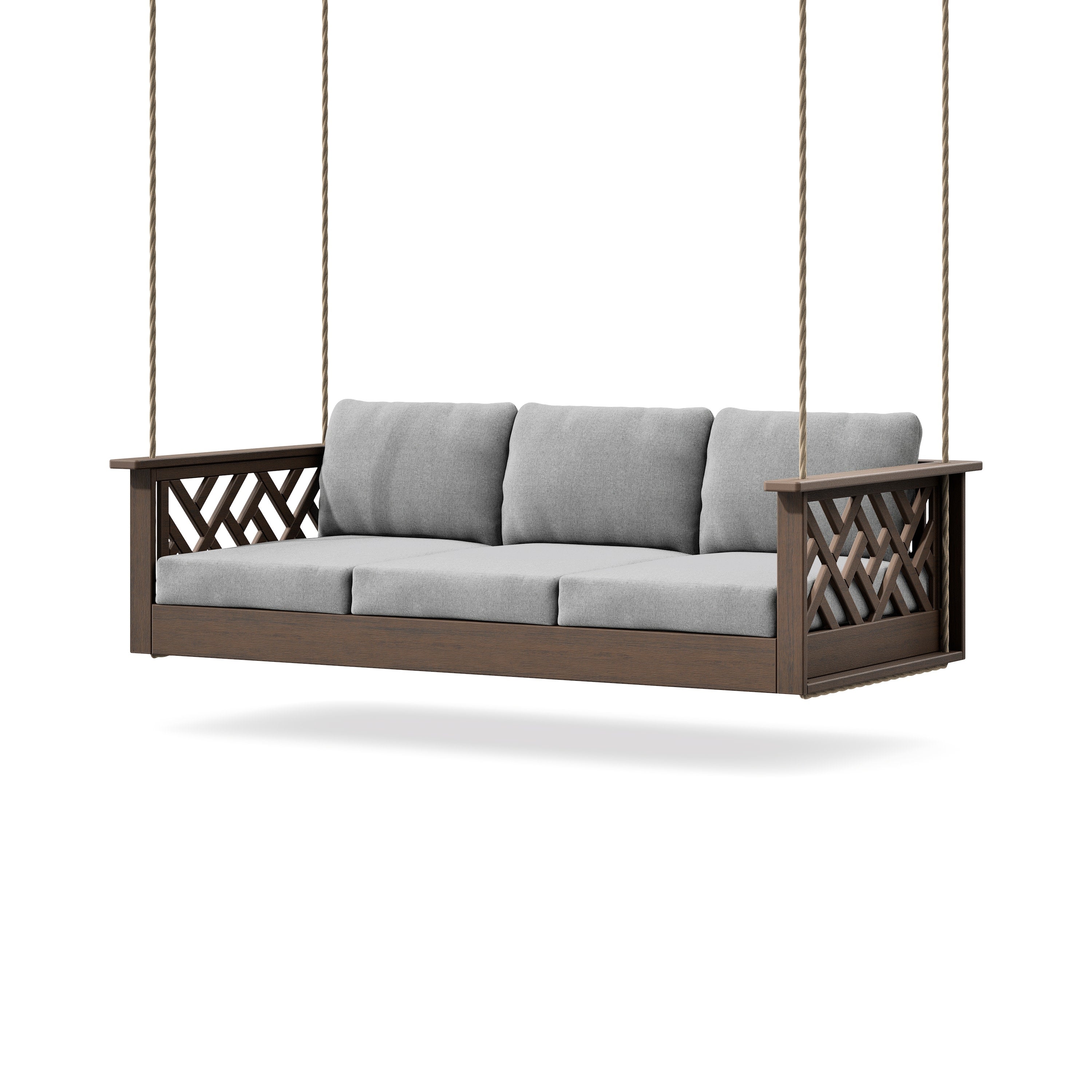 Chippendale Daybed Swing in Kona / Grey Mist