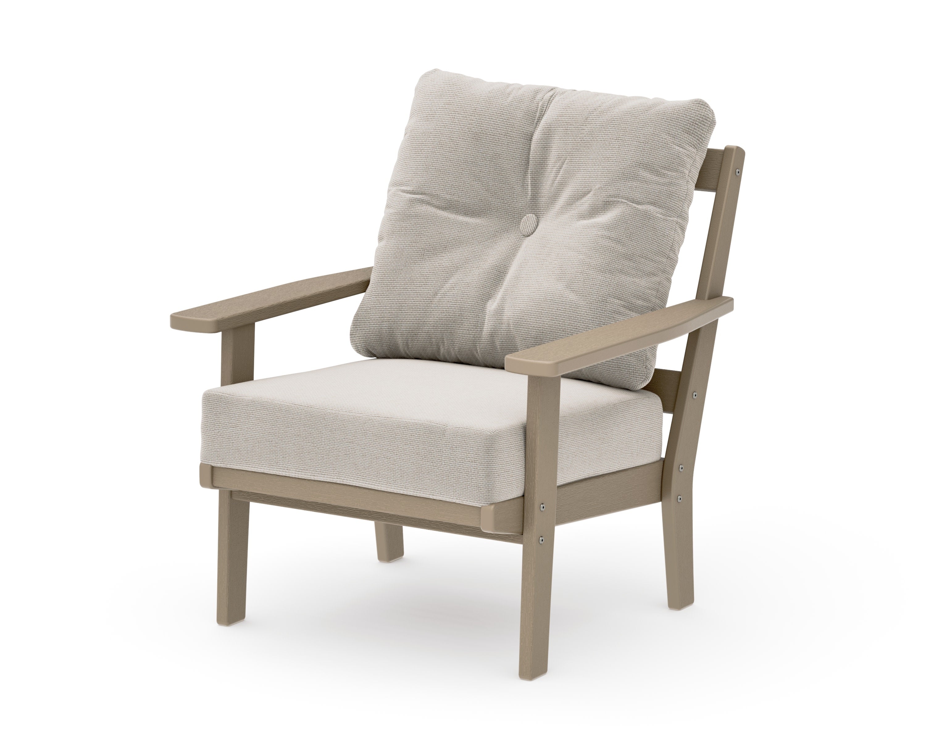 Oxford Deep Seating Chair in Vintage Sahara / Dune Burlap