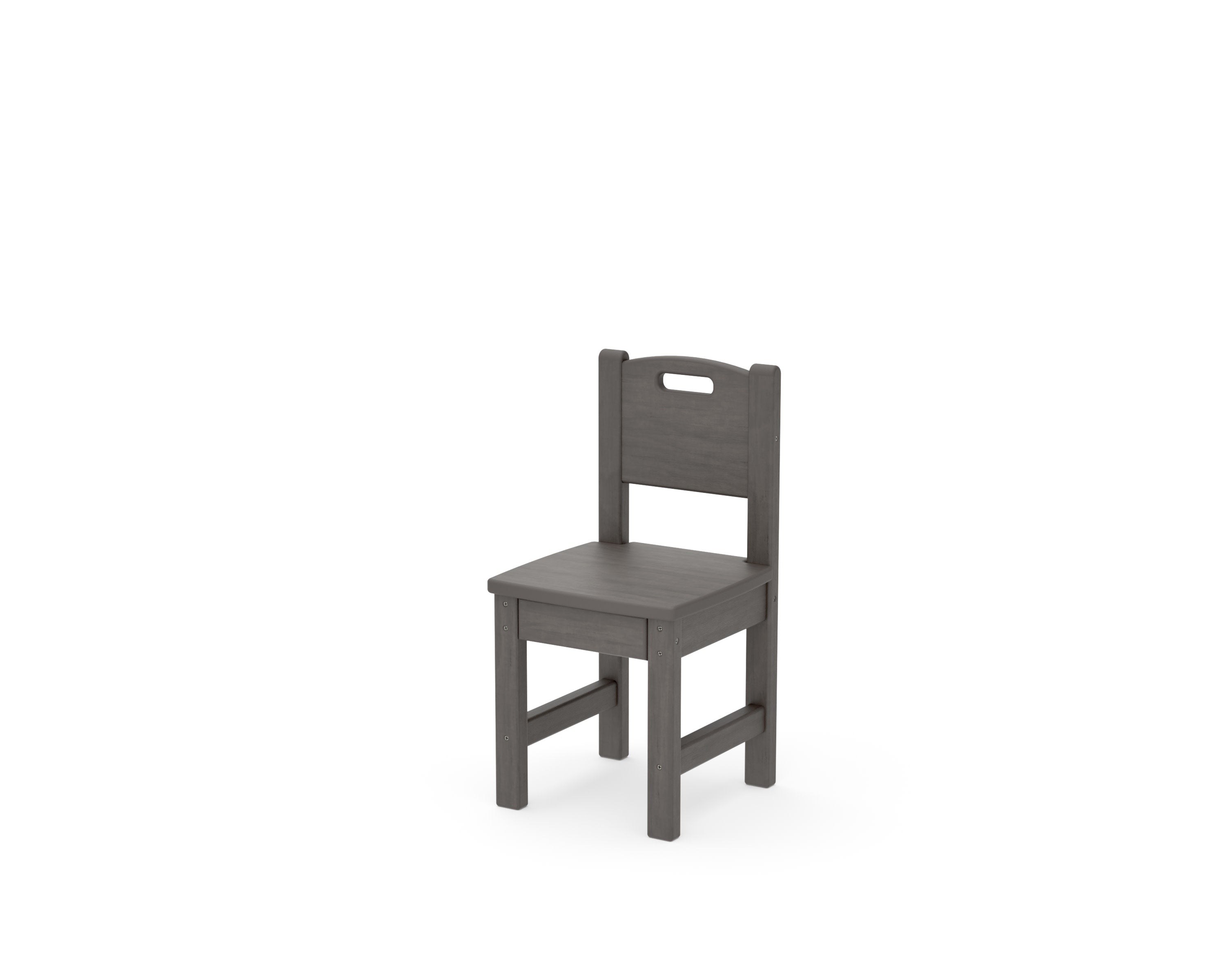 Toddler Dining Chair in Driftwood