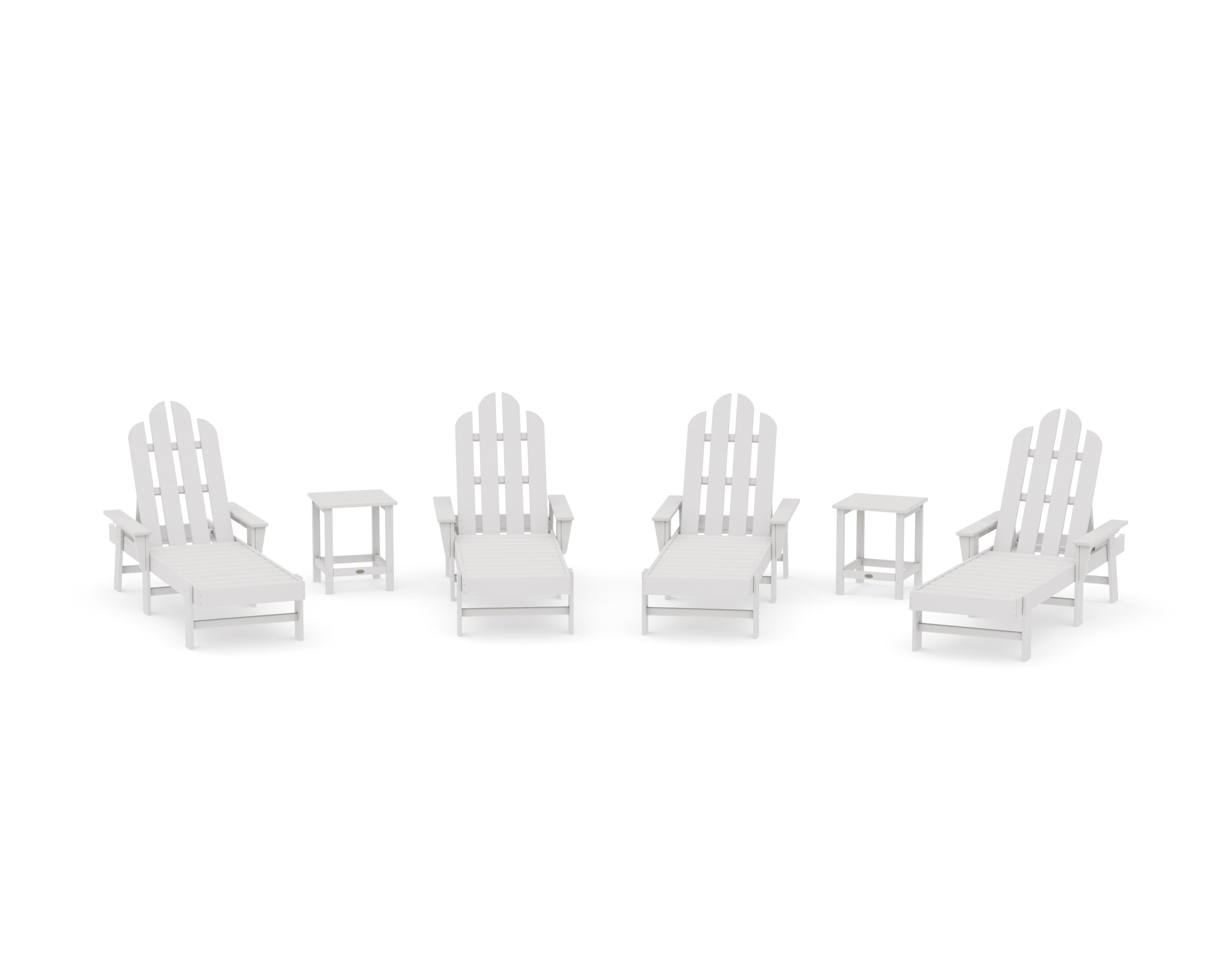 Long Island Chaise 6-Piece Set in Vintage White